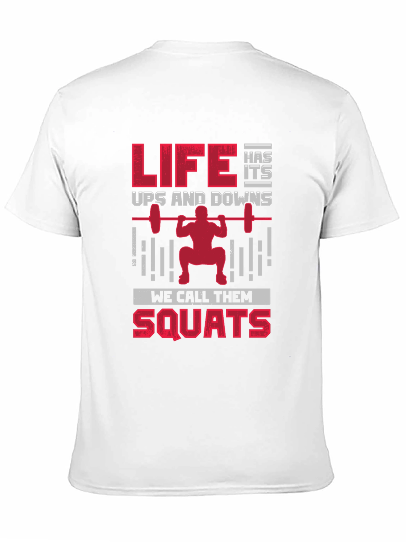 Black Life Has Its Ups & Downs Squats T-Shirt view 11