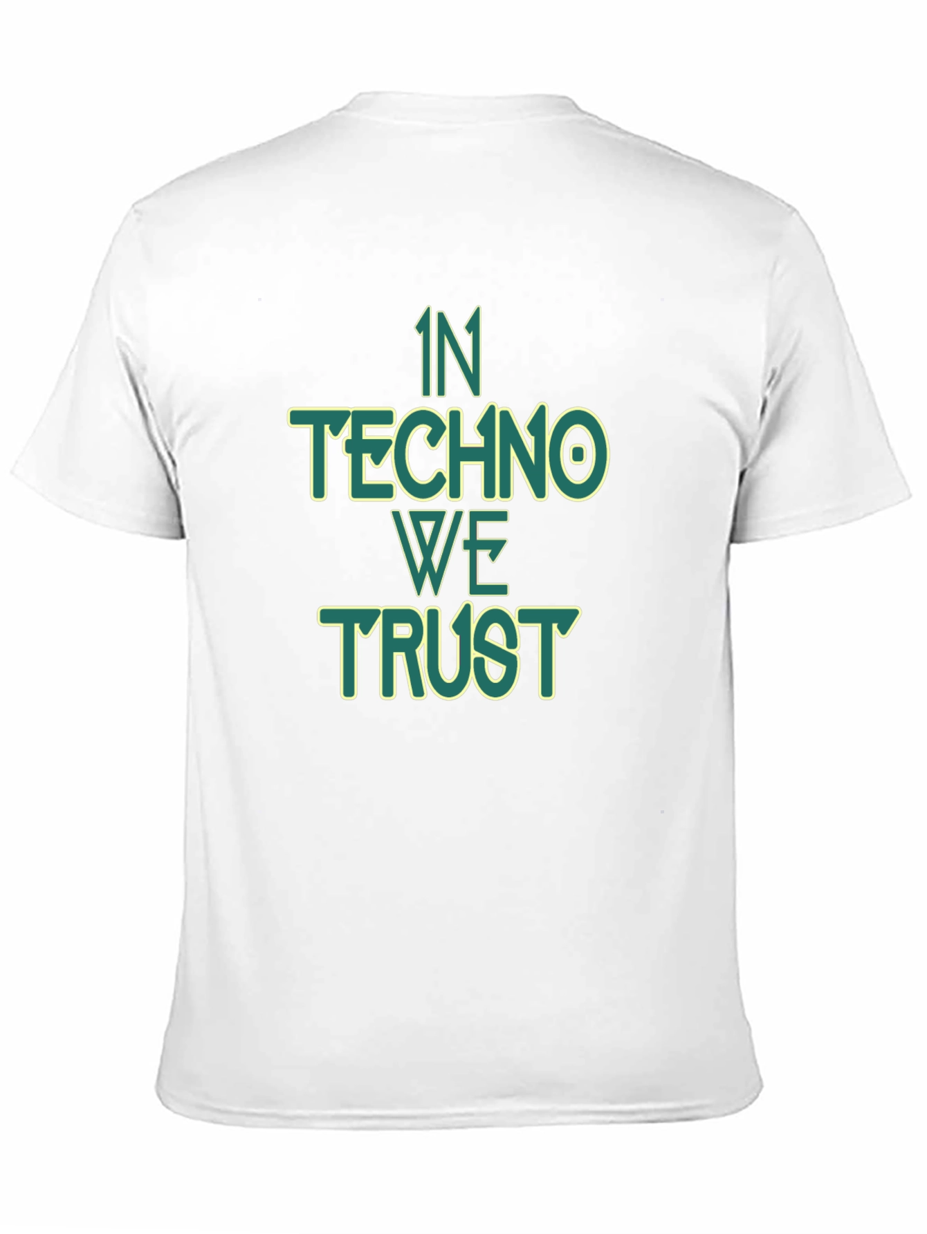Black In Techno We Trust Graphic Tee - Black view 11