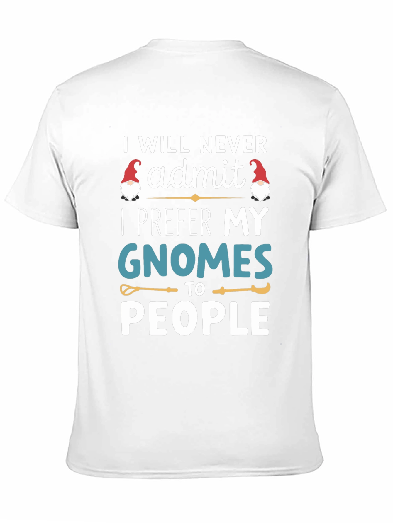 Black Gnomes Before People Graphic Tee view 11
