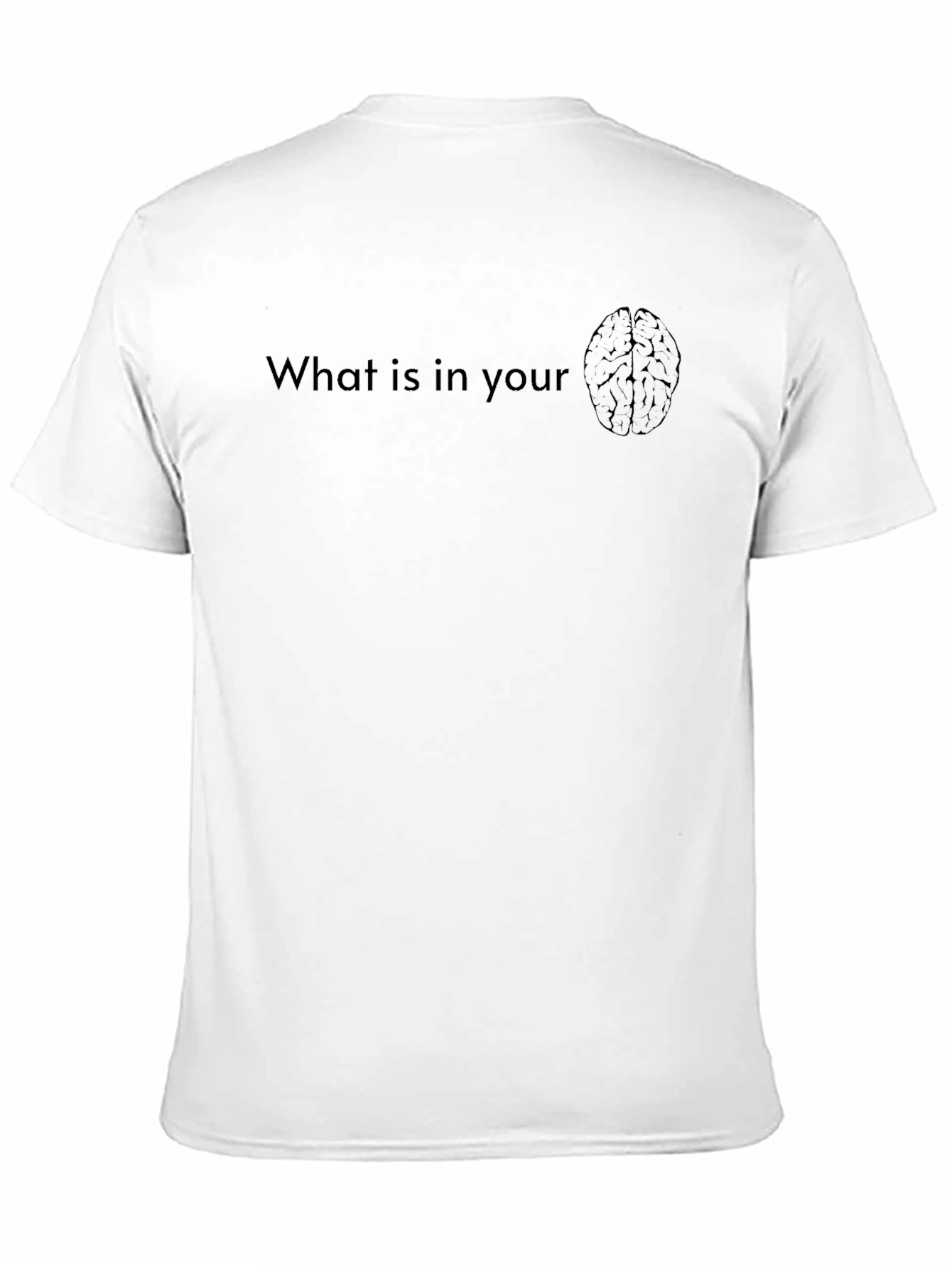 Black T-Shirt - "What is in your" - 11