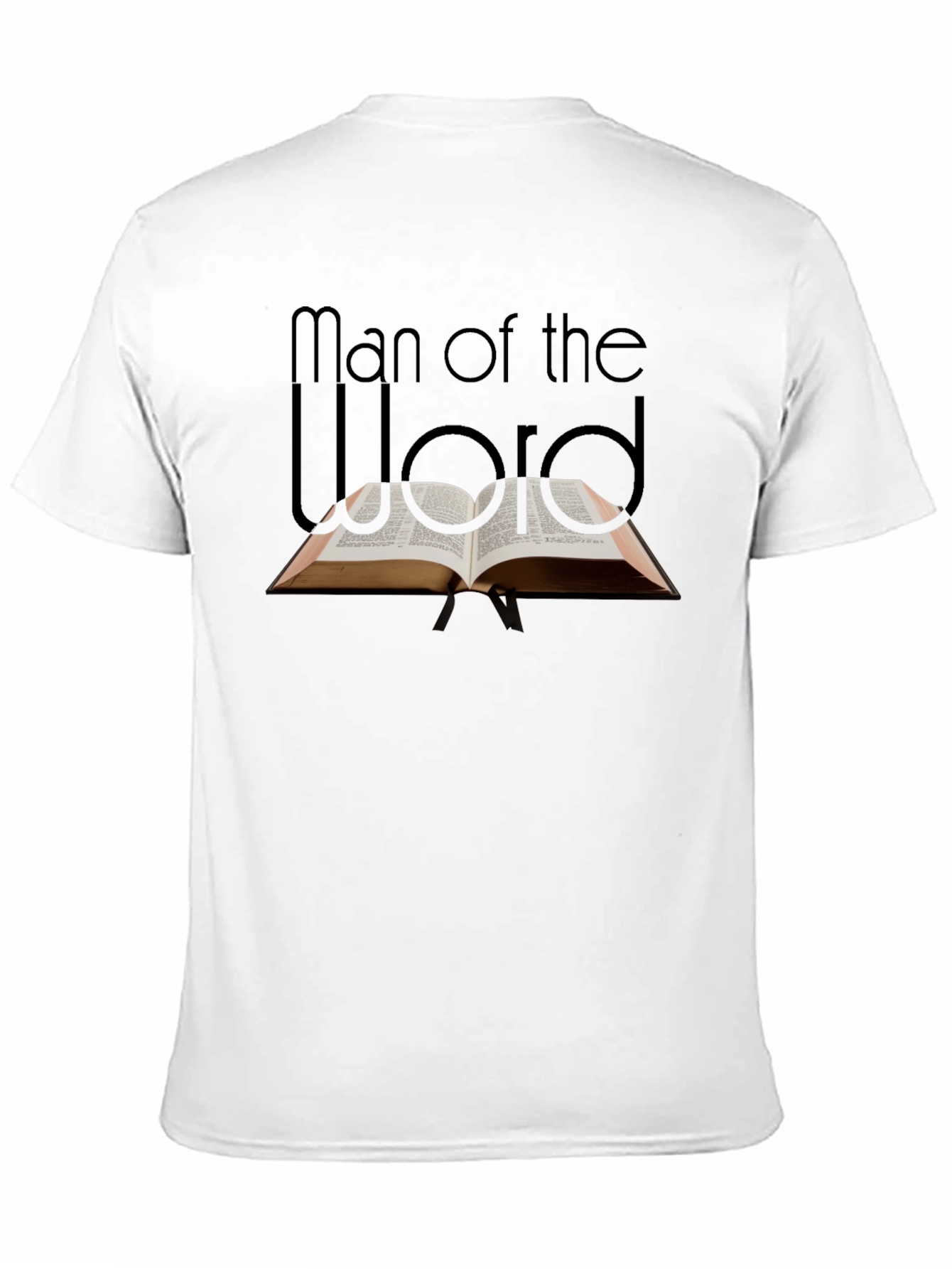 Black Man of the Word T-Shirt - Christian Apparel view 11