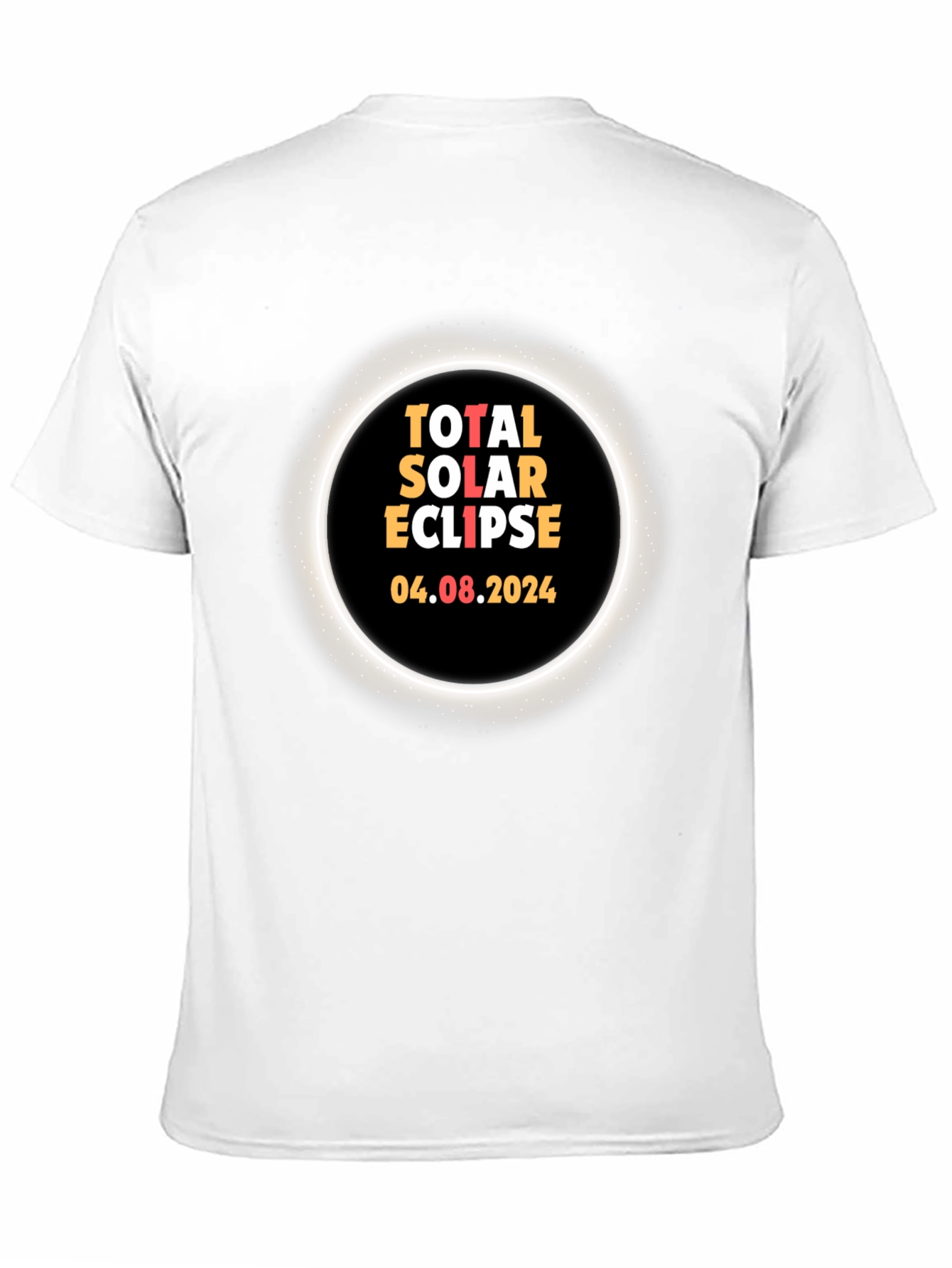Black Total Solar Eclipse 2024 T-Shirt view 11