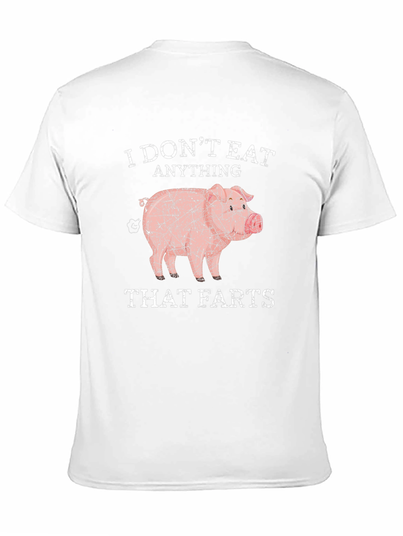 Black I Don't Eat Anything That Farts T-Shirt view 11