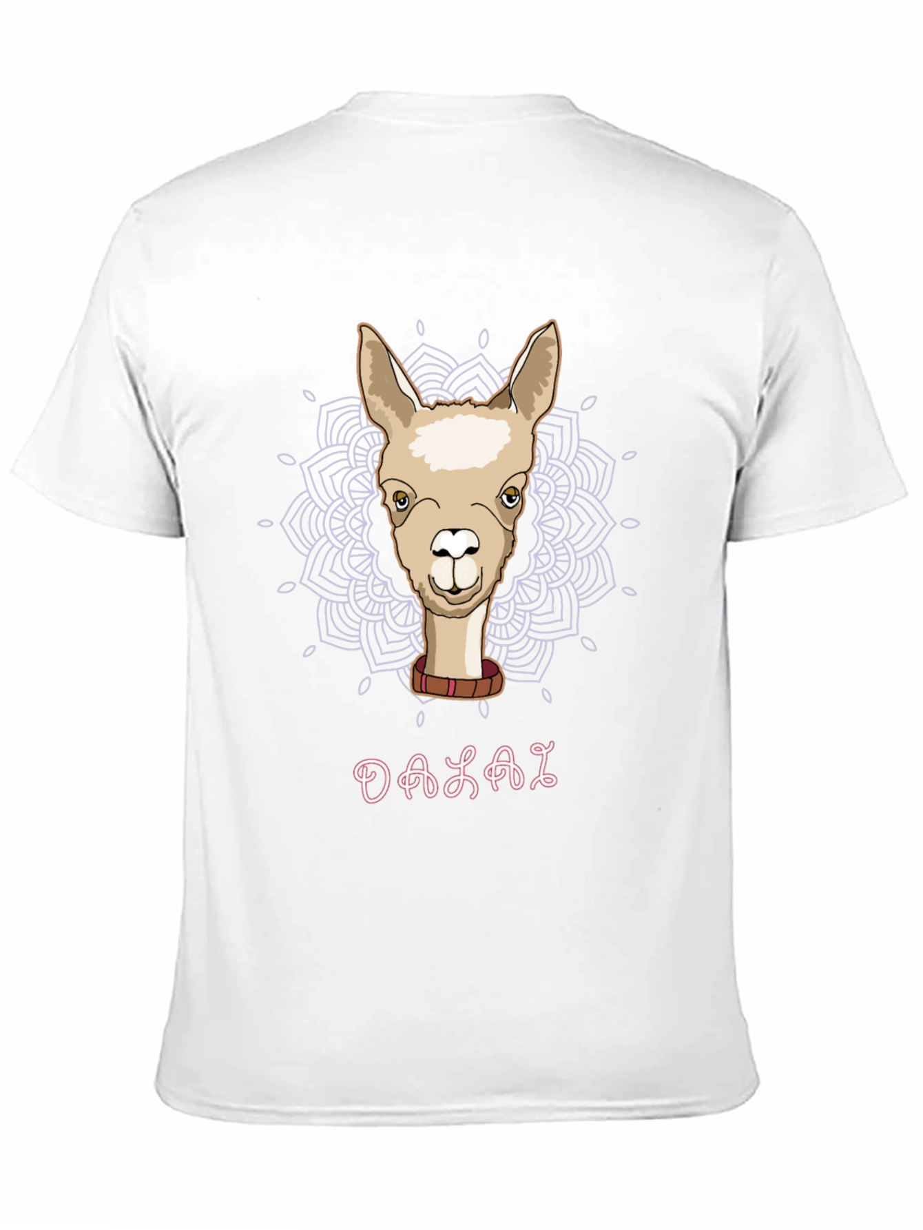 Black Llama Mandala Graphic T-Shirt - Unique Design view 11