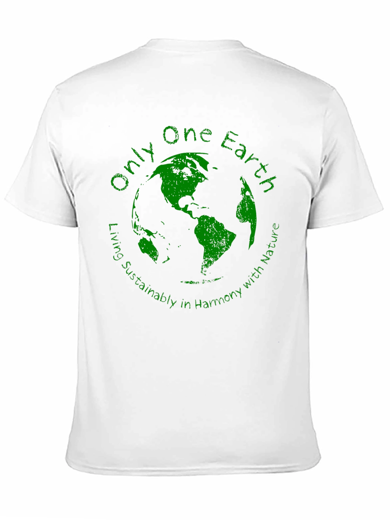 Black Eco-Friendly 'Only One Earth' Graphic T-Shirt view 11