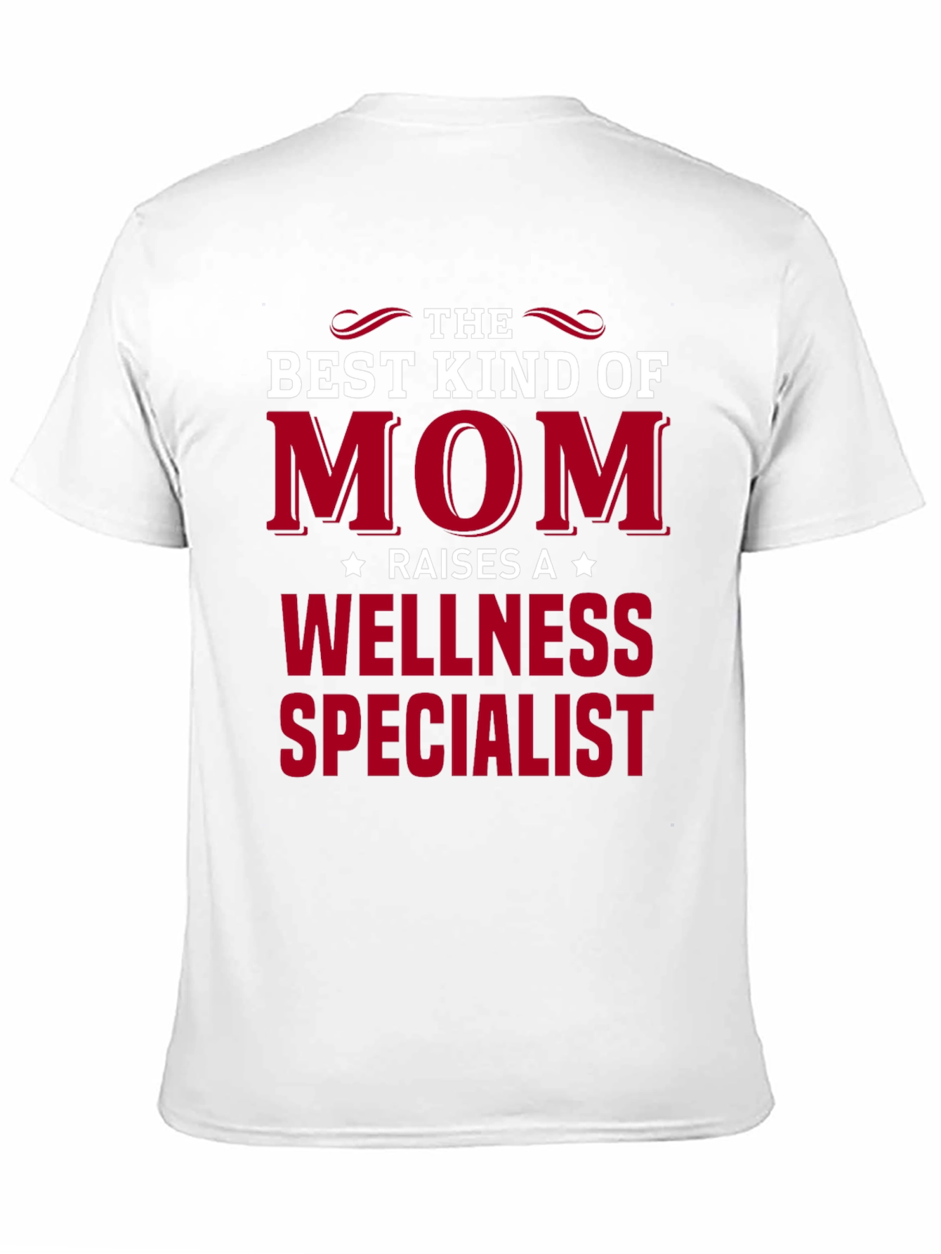 Black Best Kind of Mom Wellness Specialist T-Shirt view 11