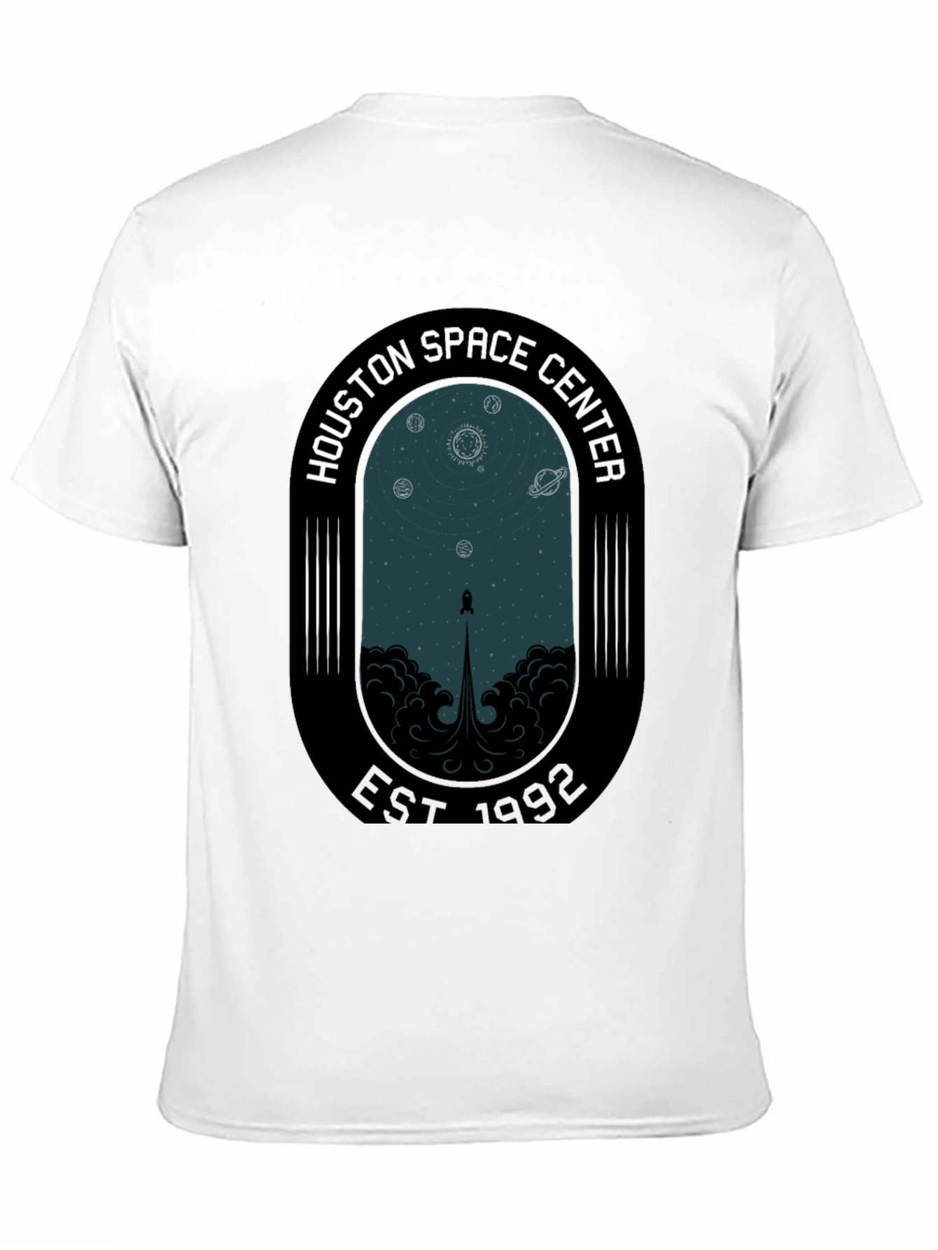 Black Houston Space Center Est 1992 Graphic Tee view 11
