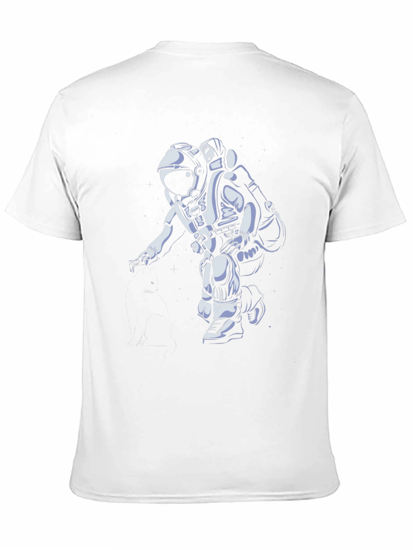 Black Astronaut Graphic Tee - Black Cotton Blend view 11