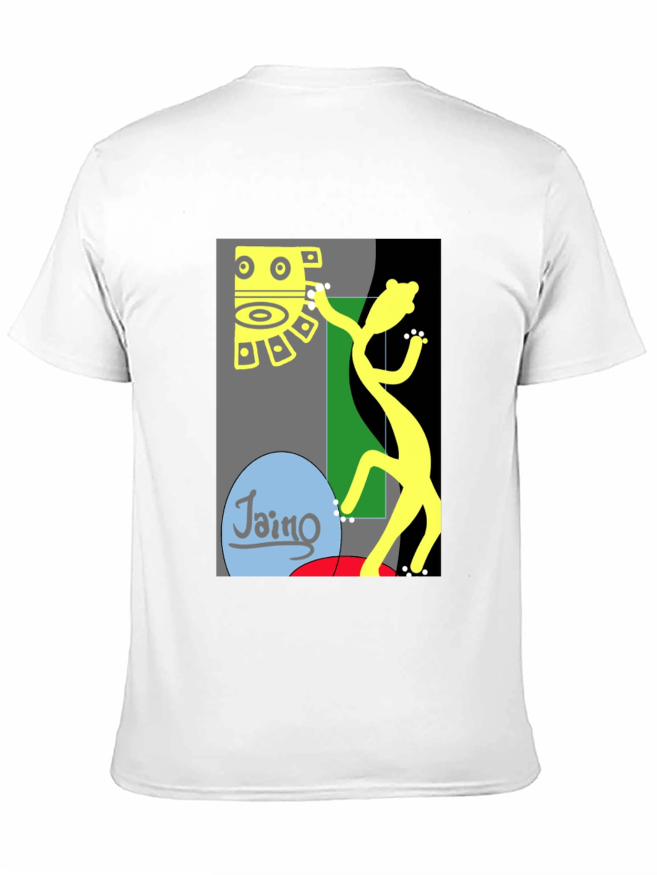 Black Abstract Art Tee - Cool Graphic Design T-Shirt view 11