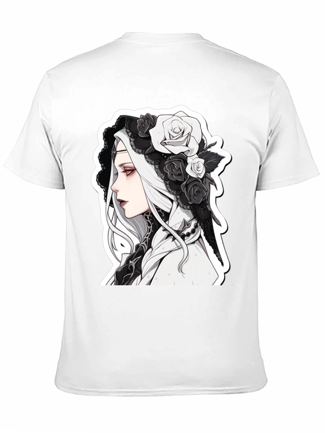 Gothic Anime Black T-Shirt - 11