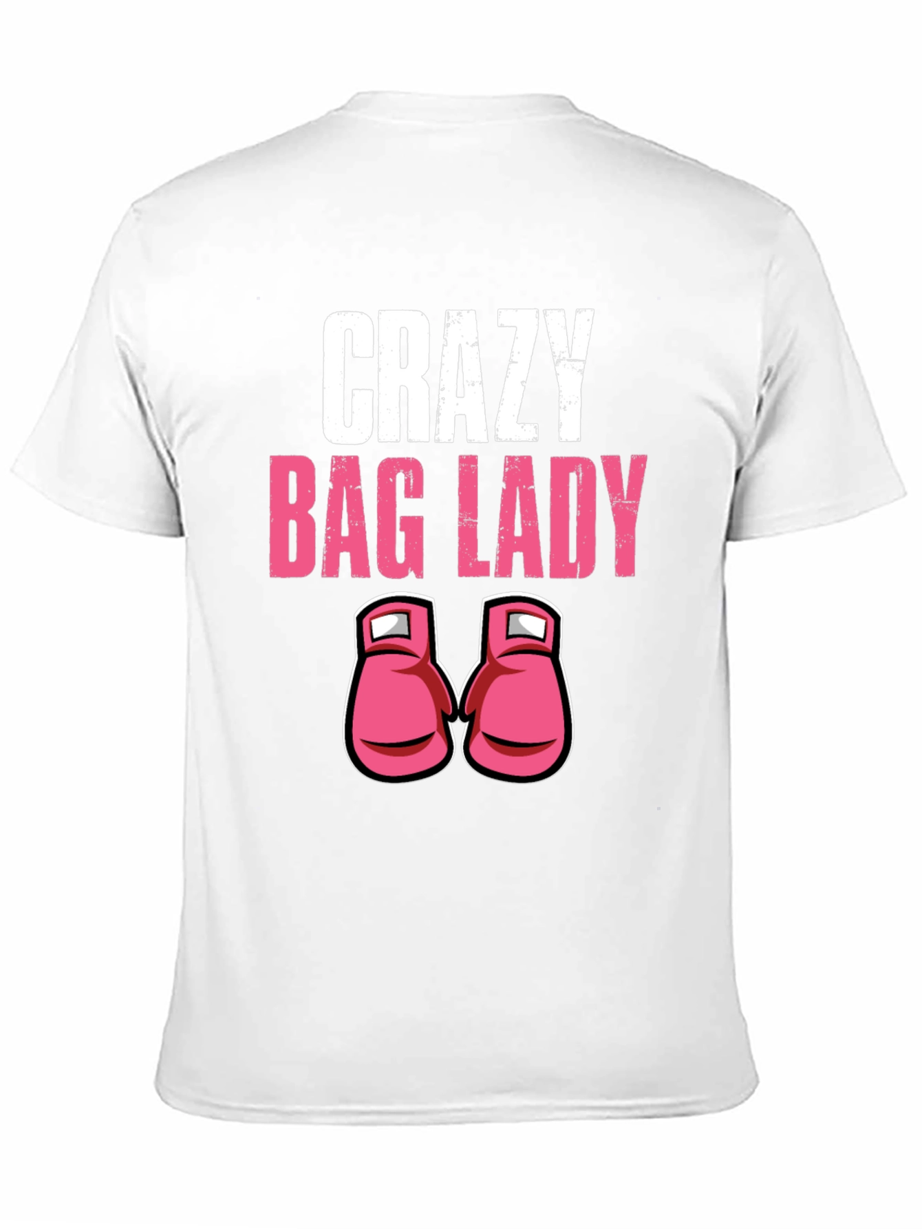 Black Crazy Bag Lady T-Shirt view 11