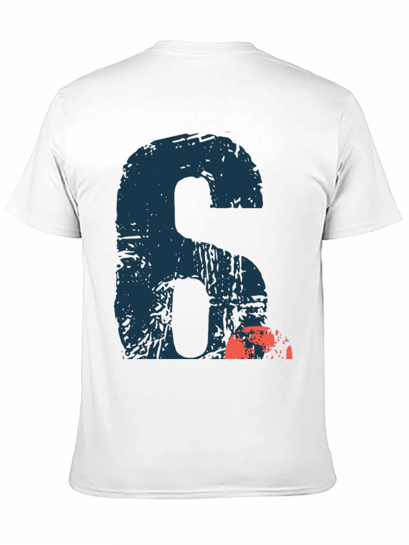 Black Graphic Number Six T-Shirt - Casual Wear view 11