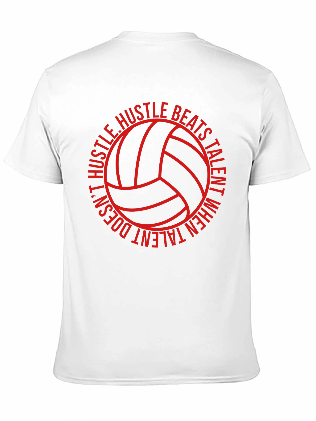 Hustle Beats Talent Volleyball Graphic Tee - 11