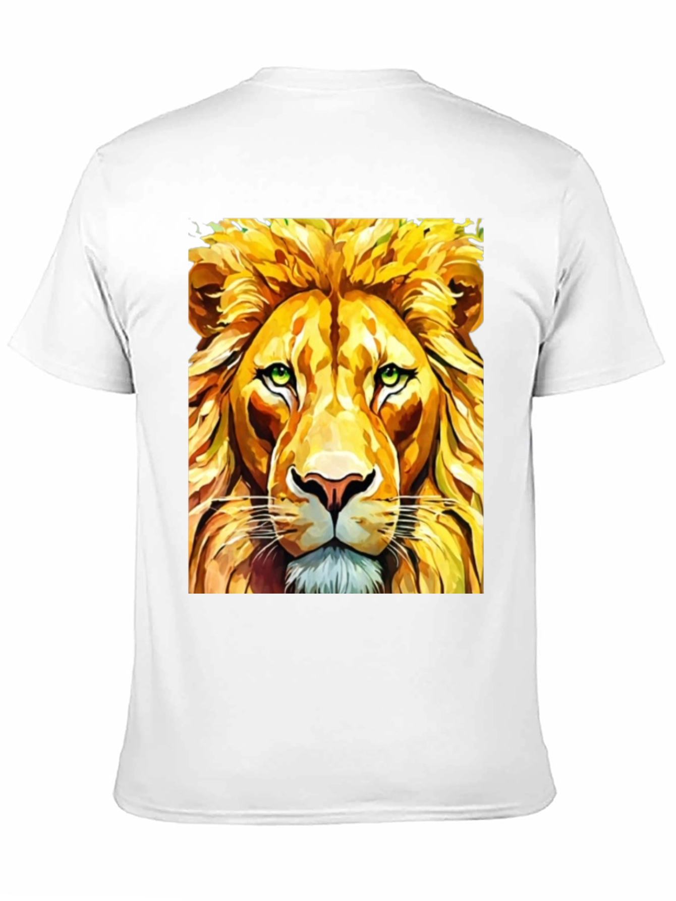 Black Lion Graphic T-Shirt - Bold Animal Print Tee view 11