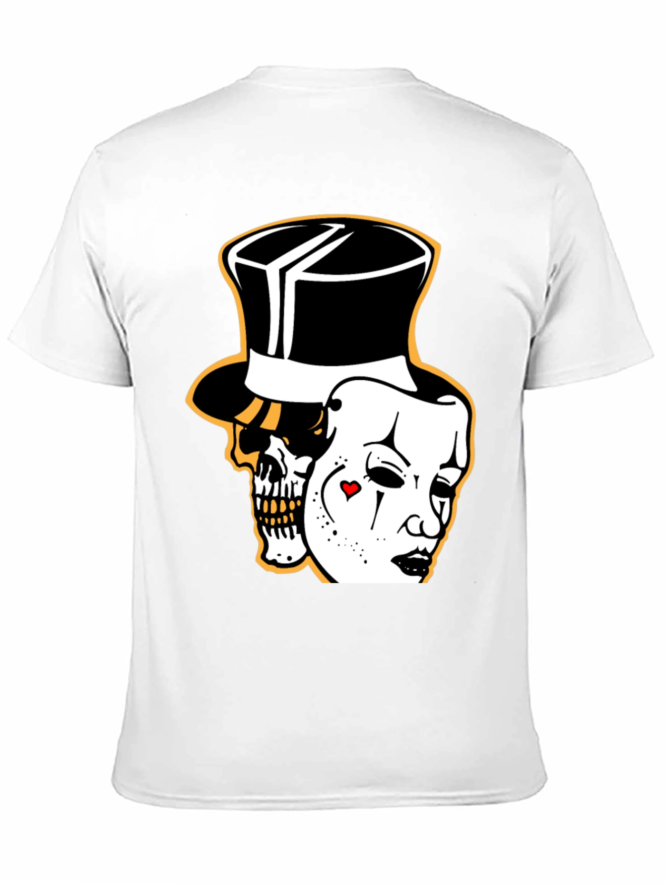 Black Skull & Mask Graphic Tee - Unique Design, Stylish Fit view 11