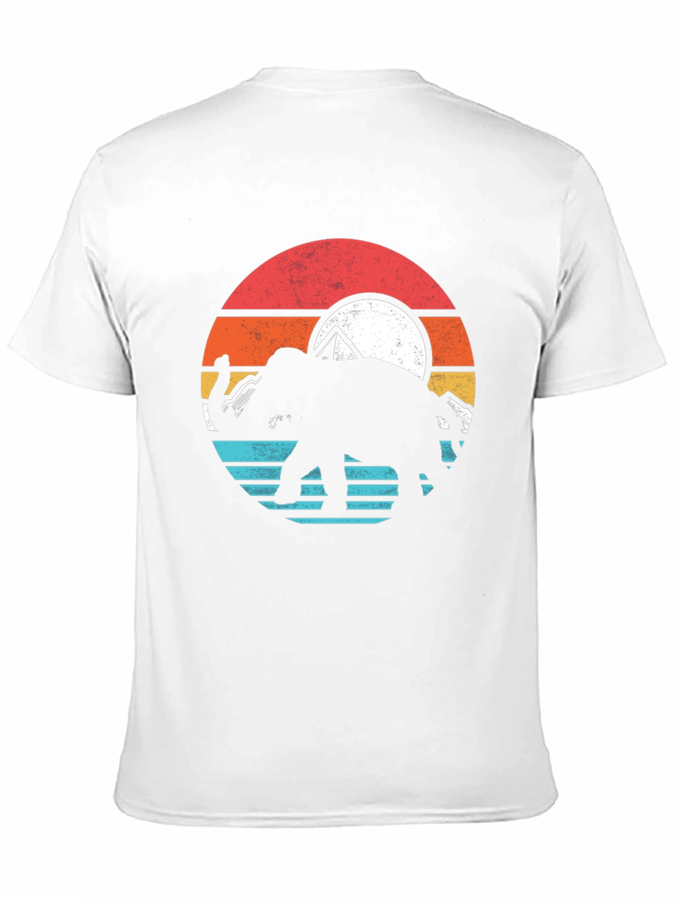 Black Elephant Sunset Graphic Tee - Nature T-Shirt view 11