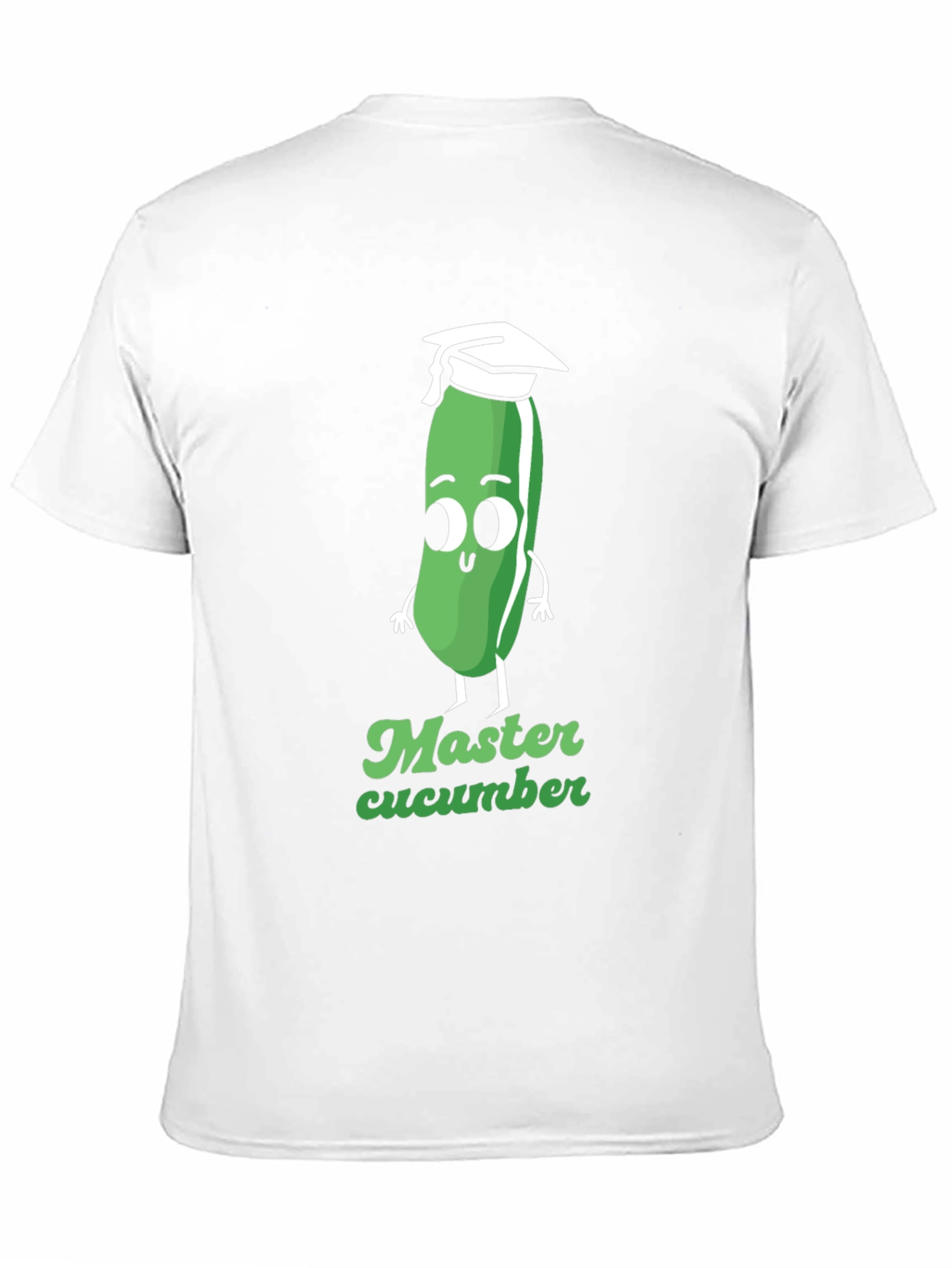 Black Master Cucumber Graphic Tee - Black Cotton T-Shirt view 11