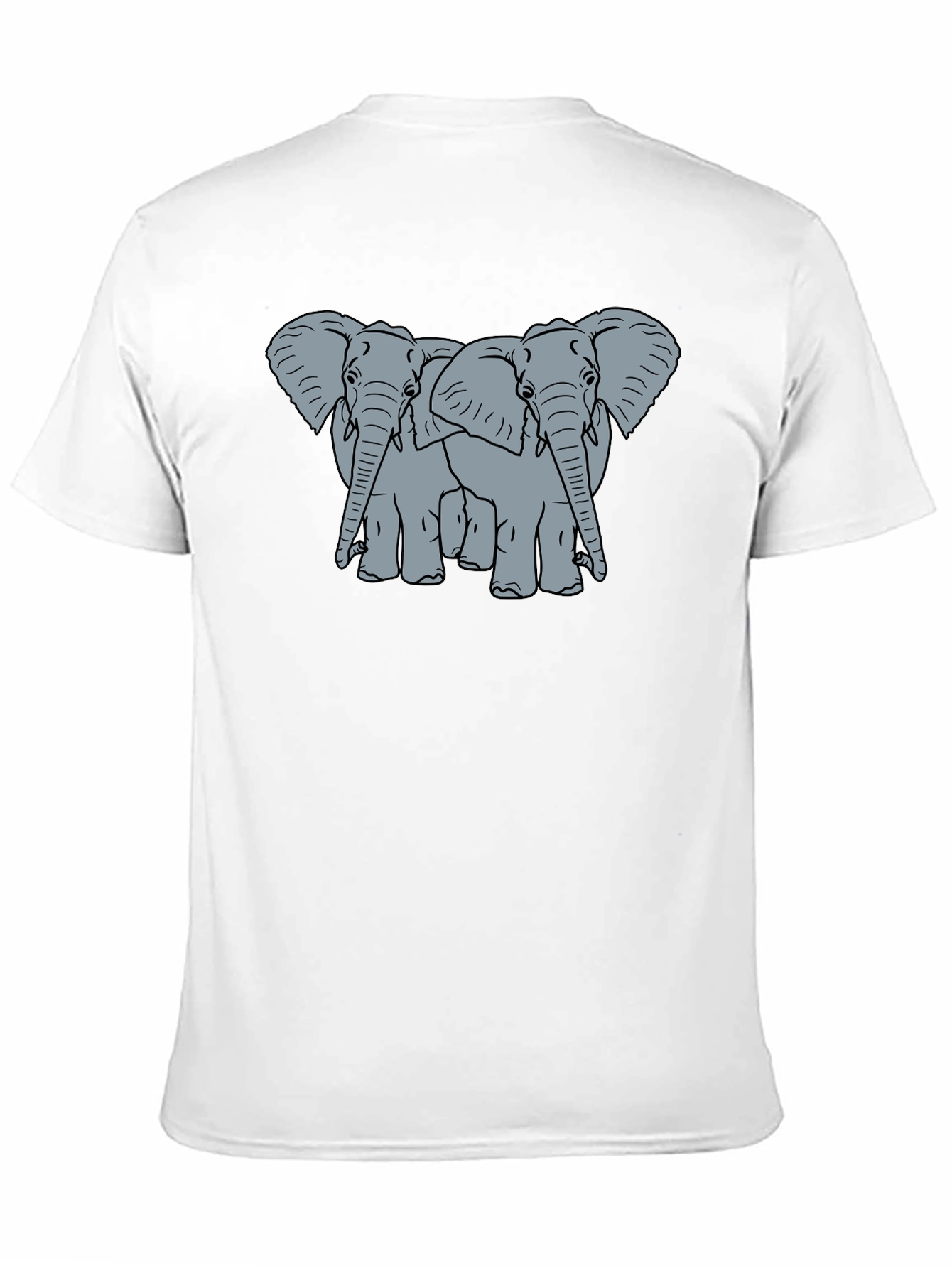 Black Elephant Graphic Tee - Black Cotton Blend view 11