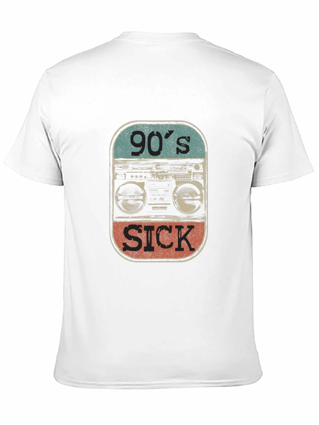 Black 90's Sick Graphic Tee view 11