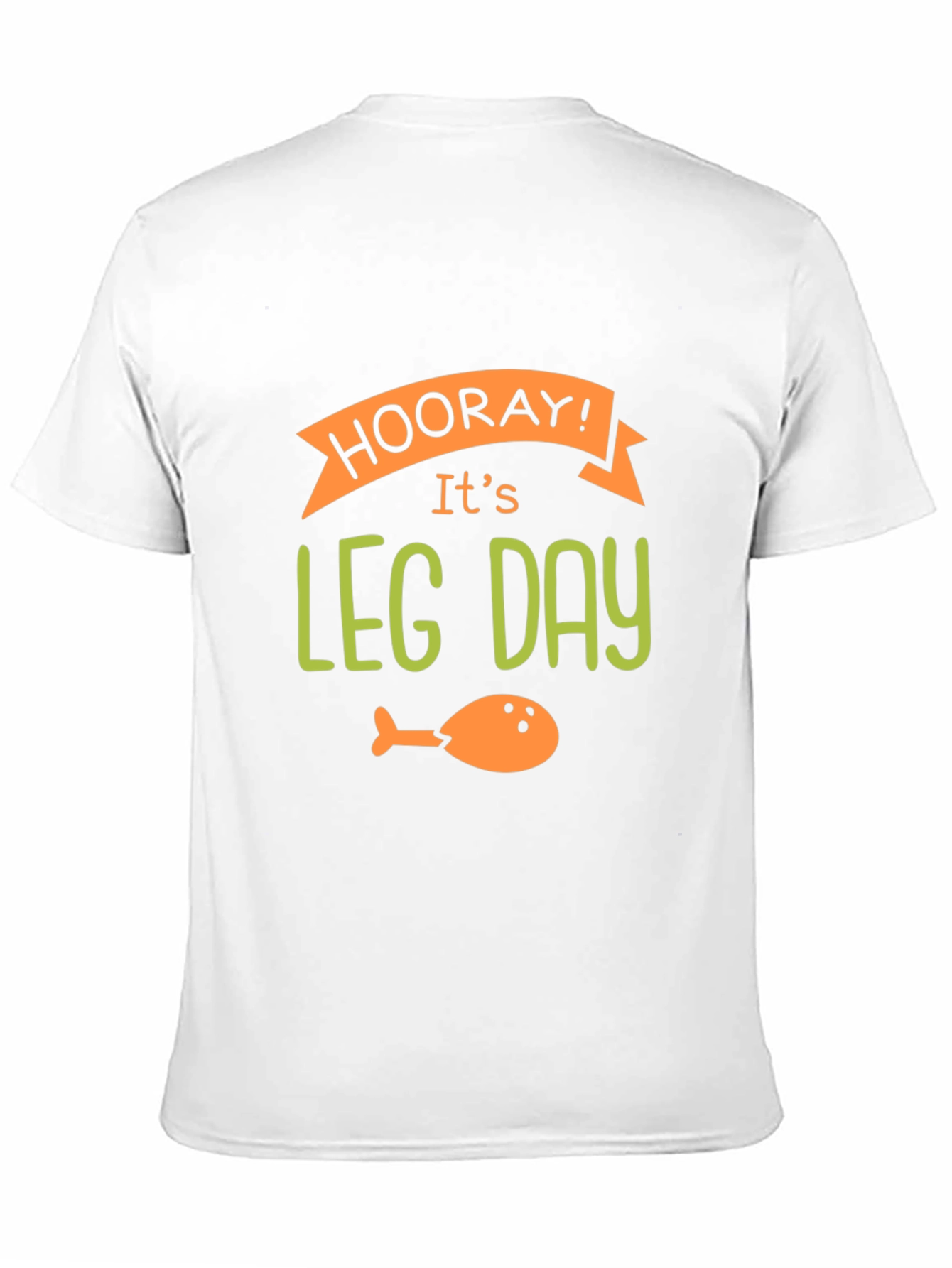 Black Hooray It's Leg Day Graphic T-Shirt view 11