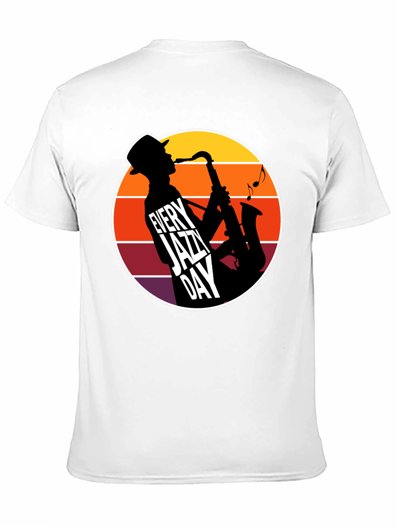 Black Every Jazz Day T-Shirt - Music Lover Tee view 11