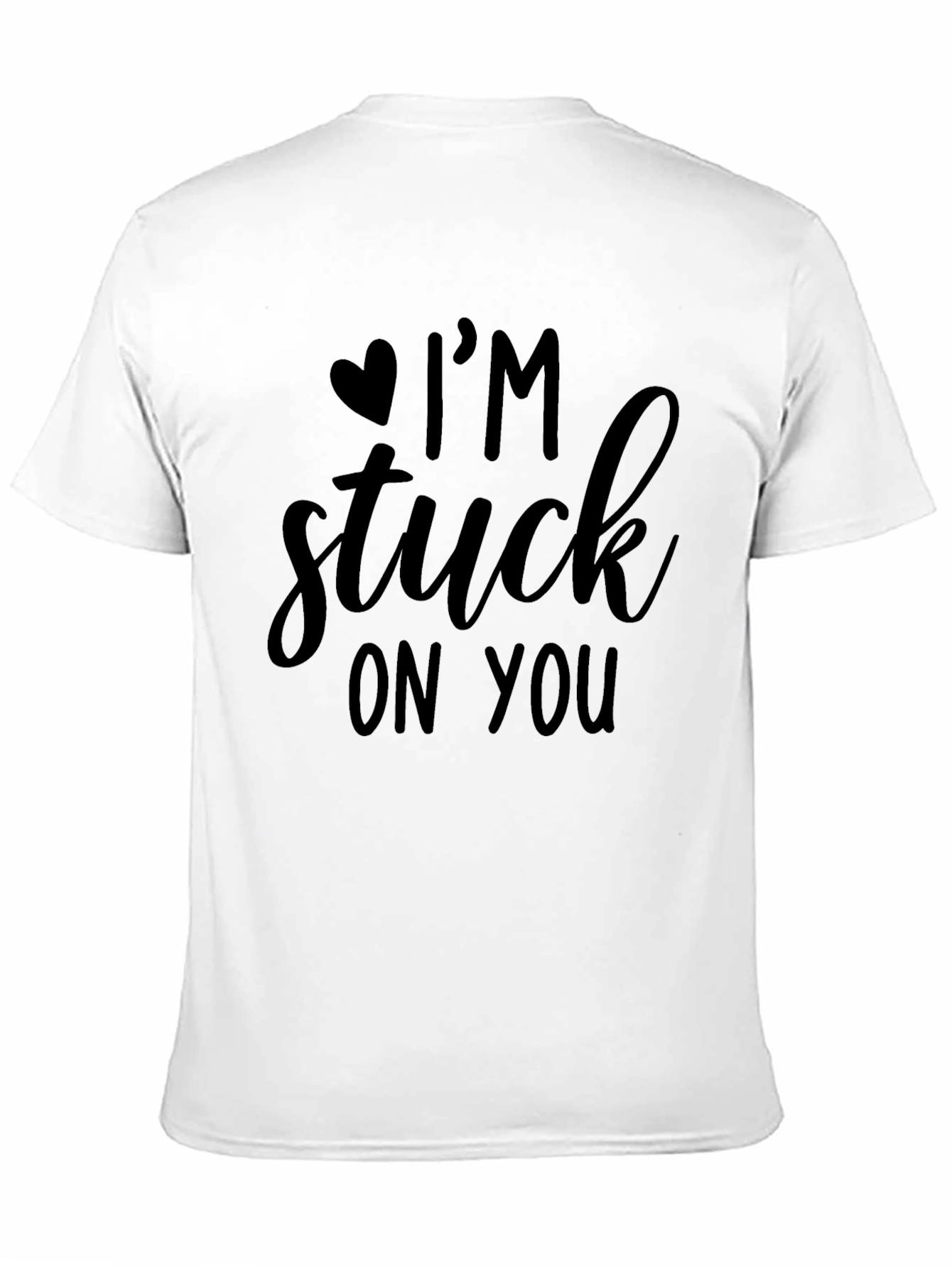 Black I'm Stuck On You Black Graphic Tee view 11