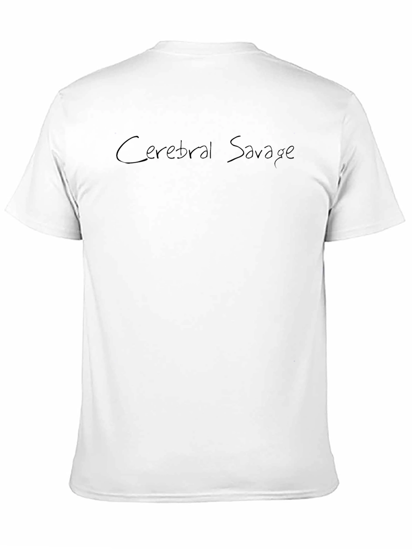 Black Cerebral Savage Black Graphic Tee - Casual Wear view 11