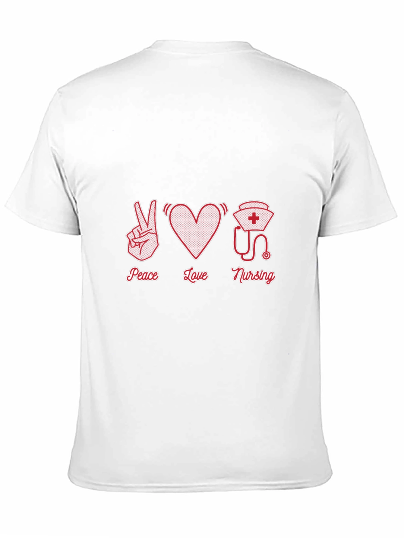 Black Peace Love Nursing Graphic Tee view 11
