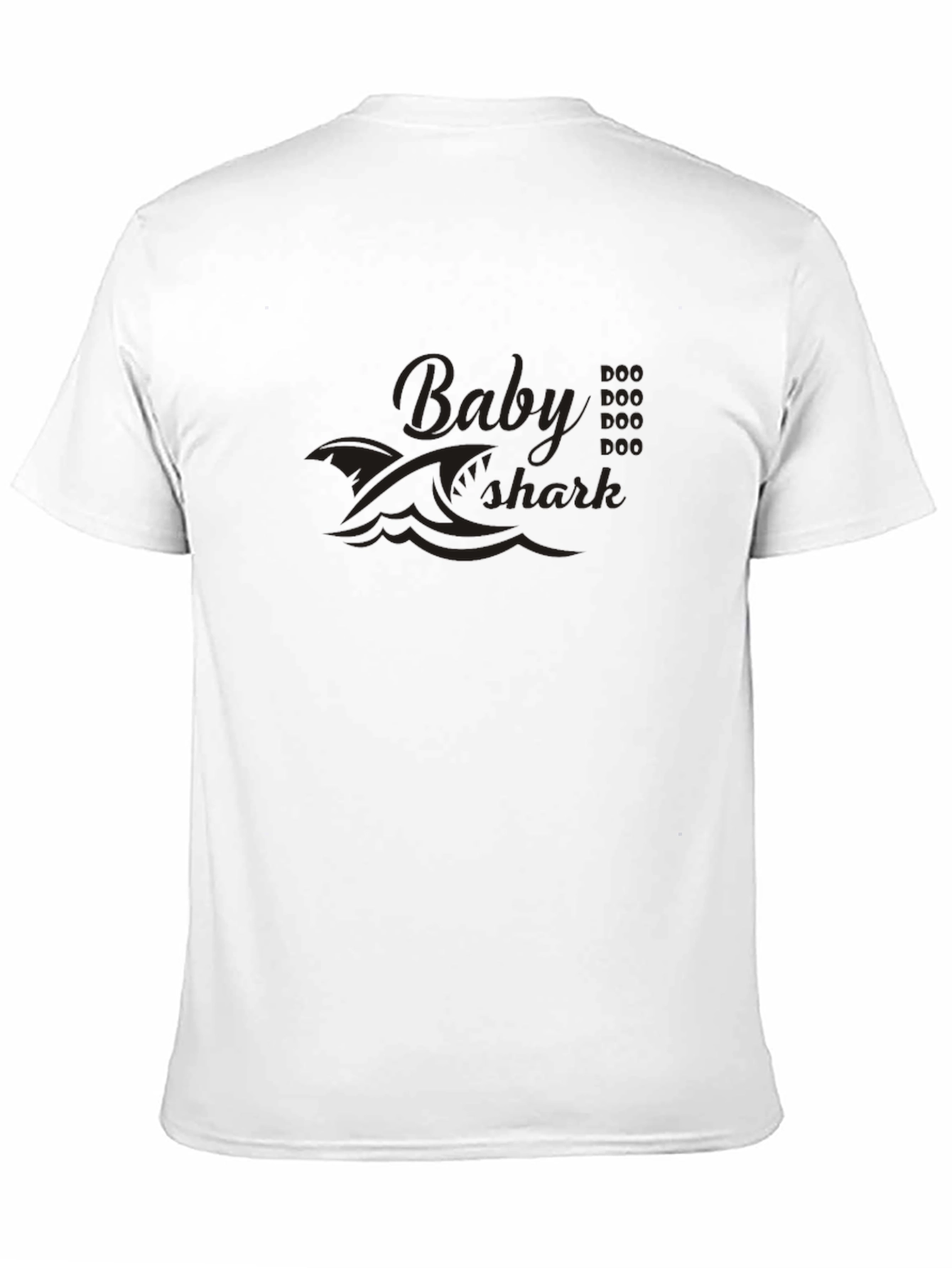 Black Baby Shark T-Shirt - Soft Cotton Blend view 11
