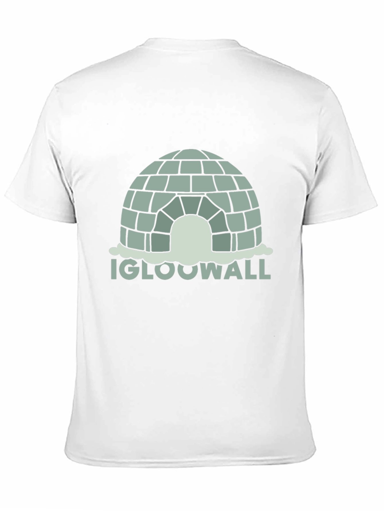 Black Igloo Wall Graphic Tee - Black Cotton T-Shirt view 11