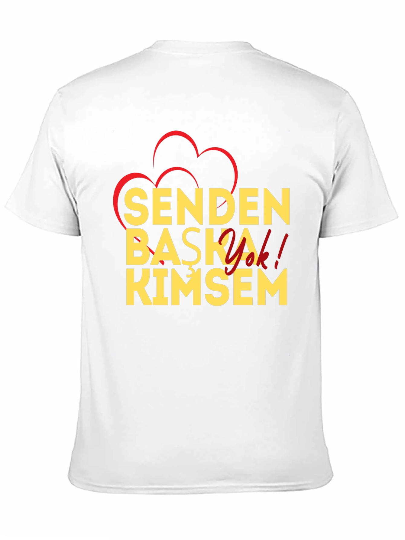 Black Romantic Turkish Quote T-Shirt view 11