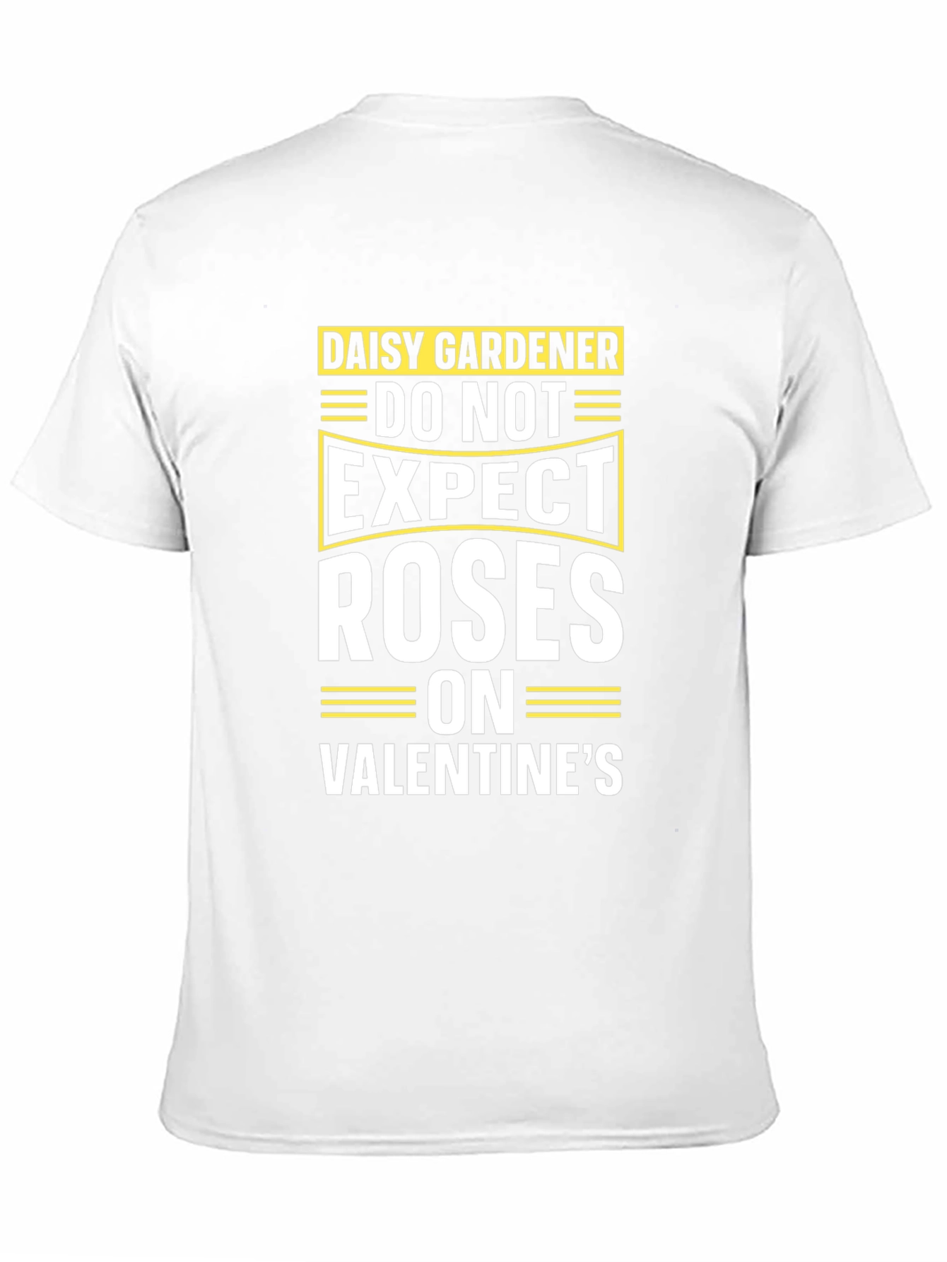 Black Daisy Gardener Valentine's T-Shirt view 11