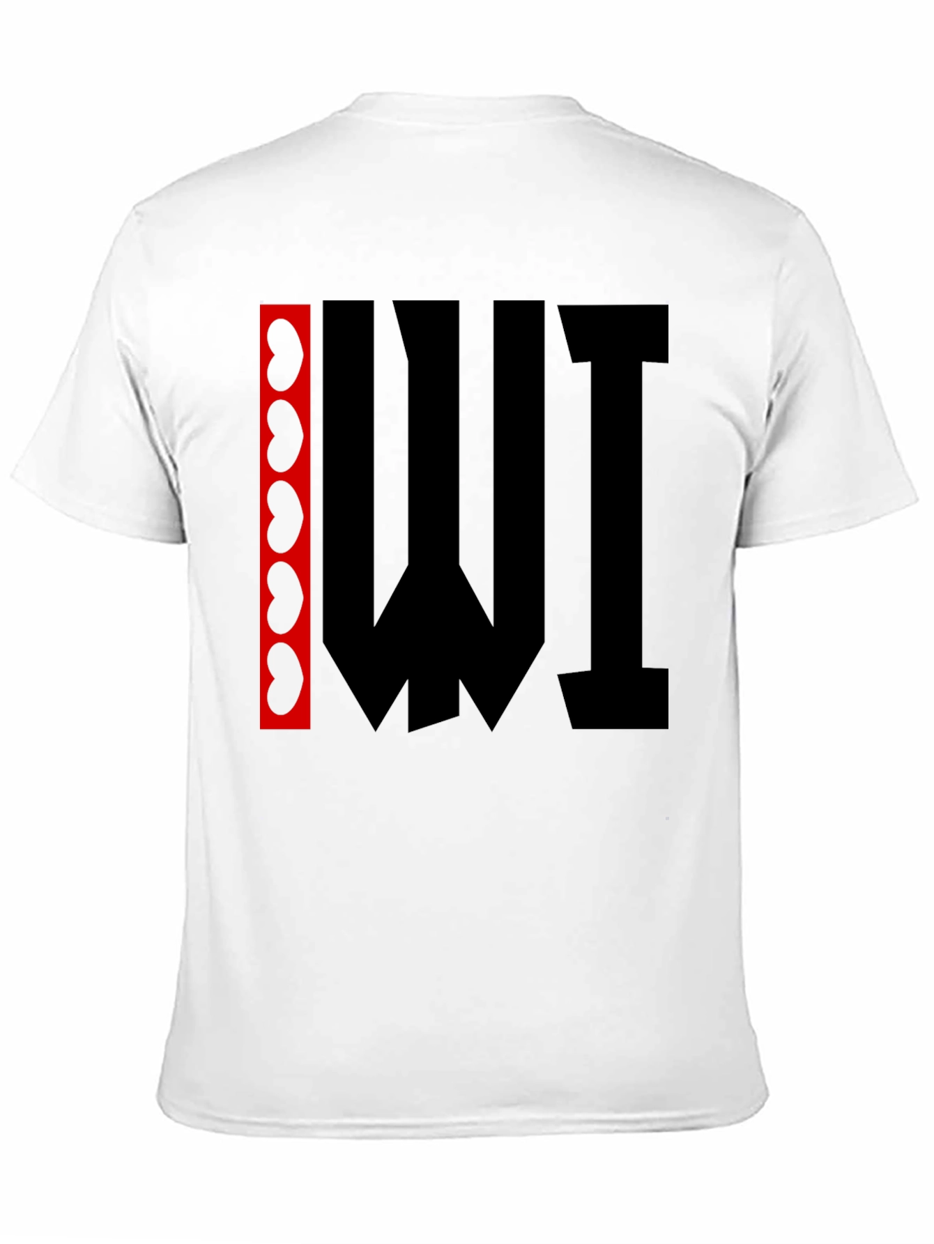 Black Abstract Graphic Print T-Shirt - Black view 11