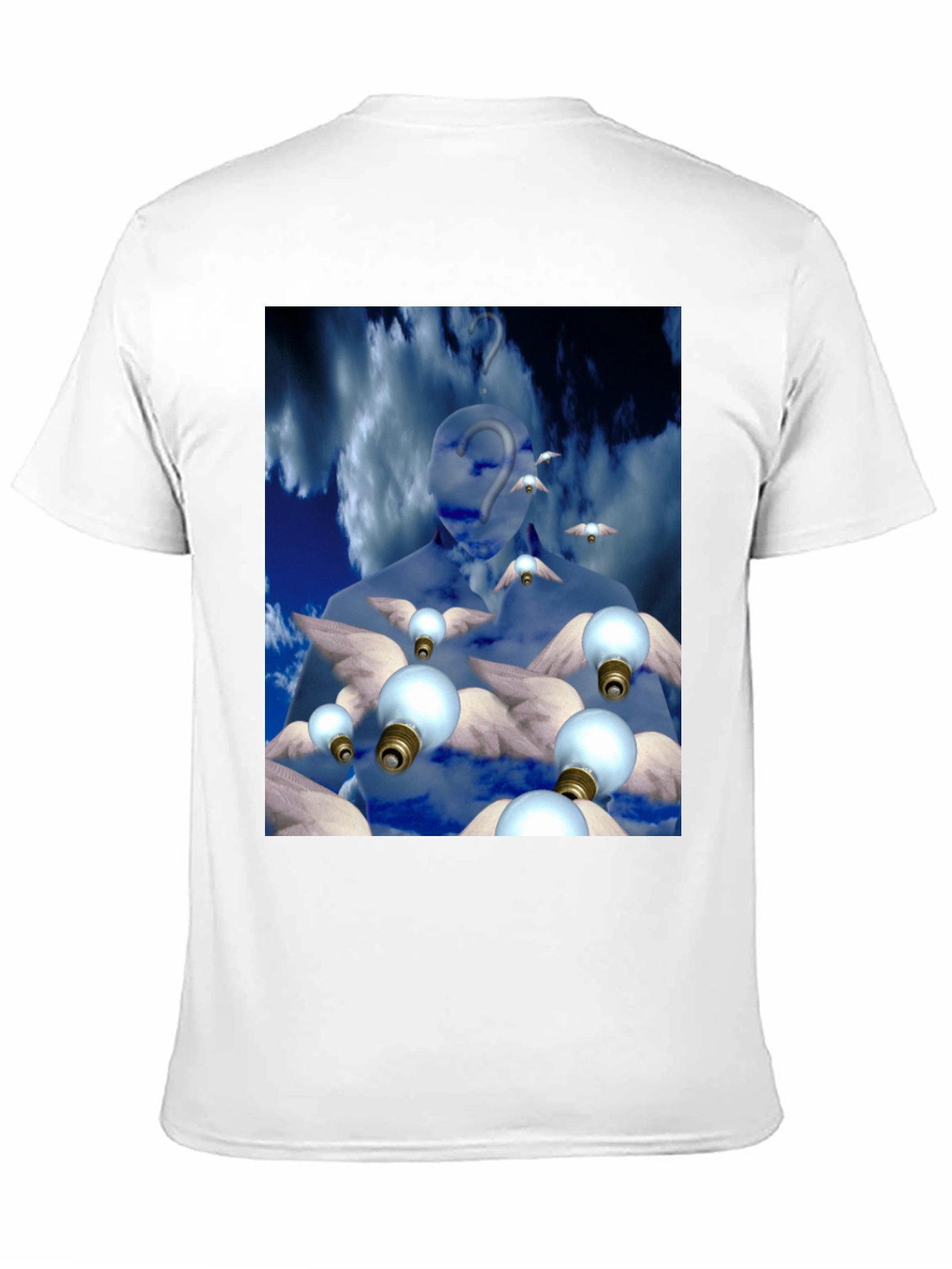 Black Surreal Dreamscape Graphic Tee view 11