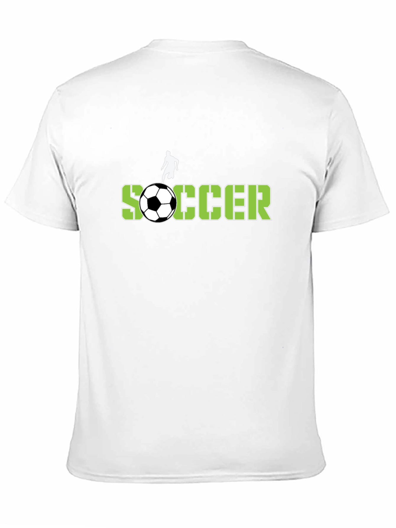 Black Soccer Graphic T-Shirt - Black Cotton Tee view 11