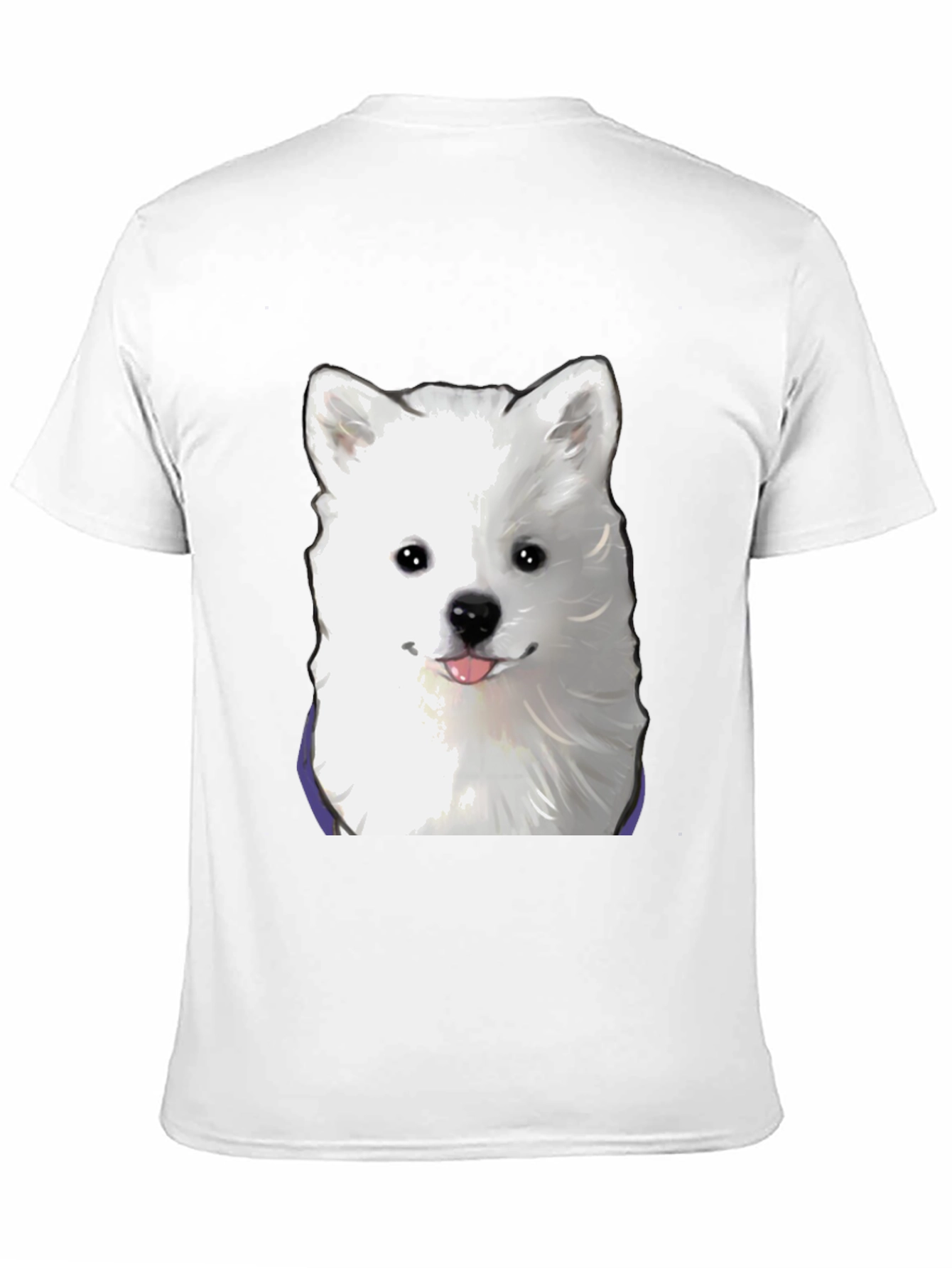 Black Cute Dog Graphic Black T-Shirt view 11