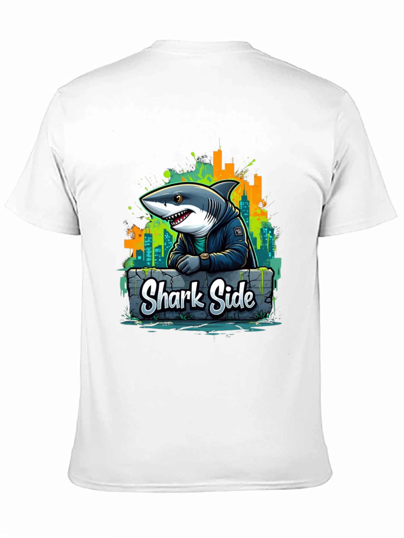 Shark Side T-Shirt: Urban Cool - 11
