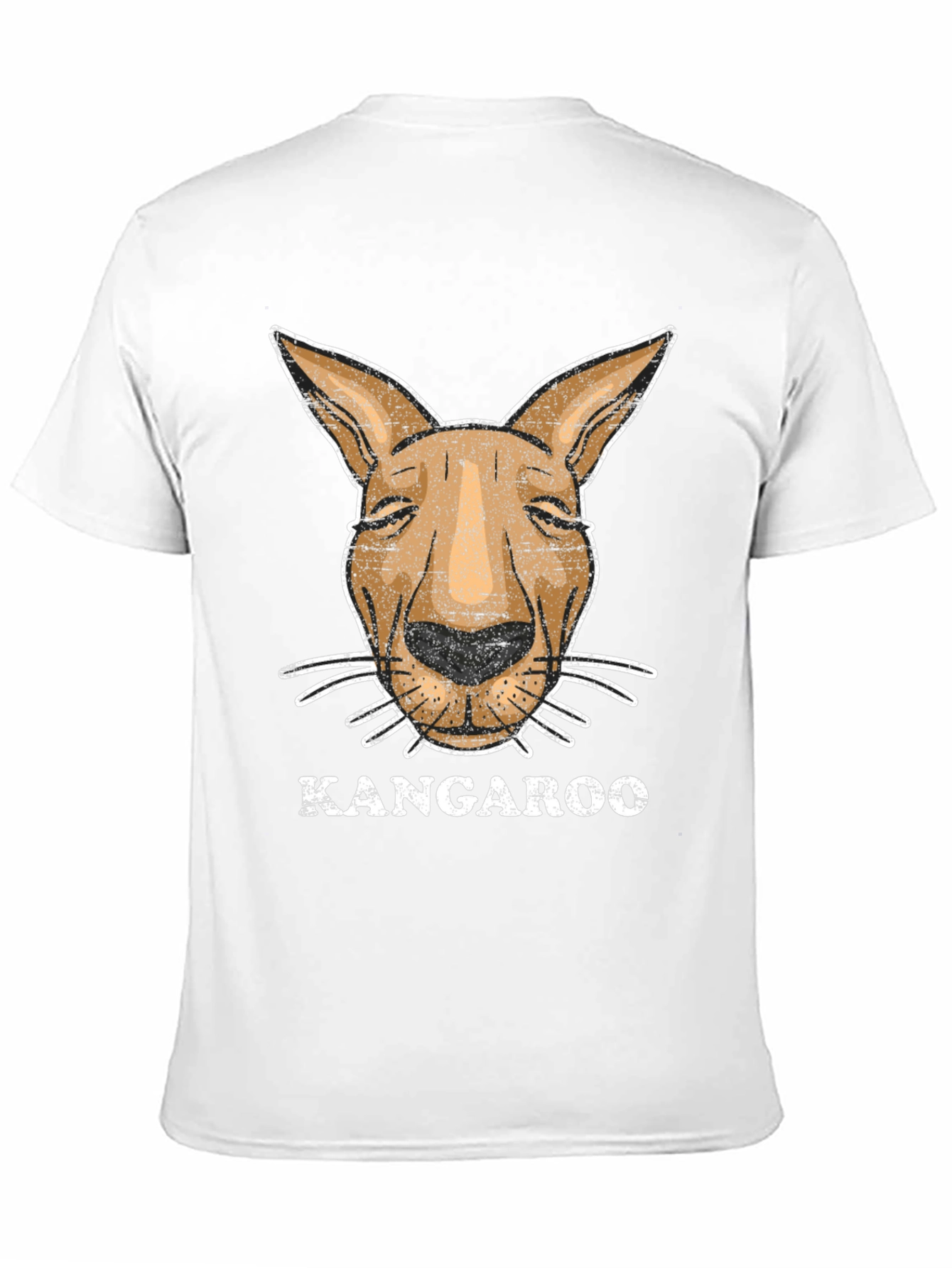 Black Kangaroo Graphic Tee - Novelty Animal Design view 11