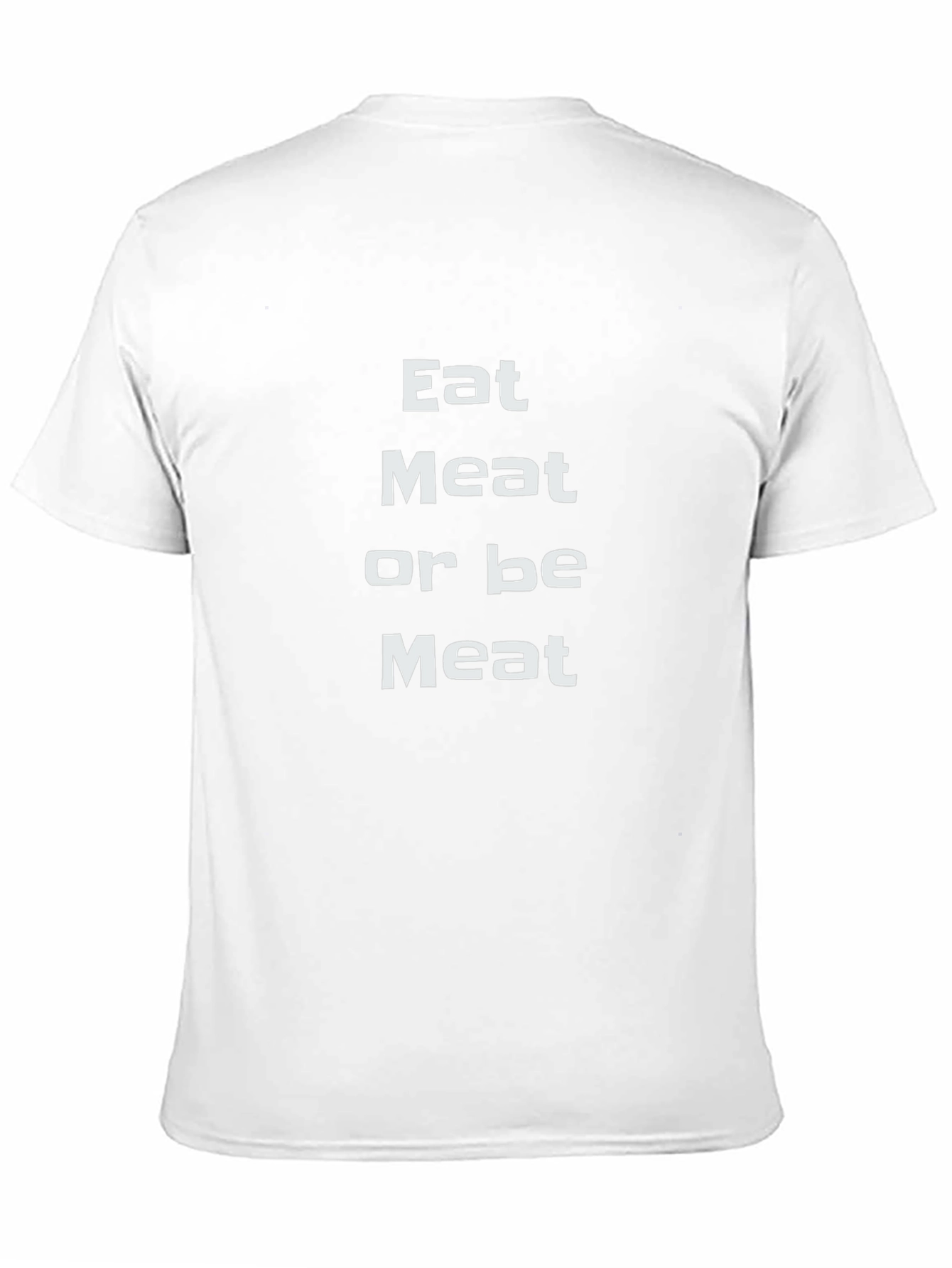 Black Eat Meat T-Shirt - Bold Statement Tee view 11