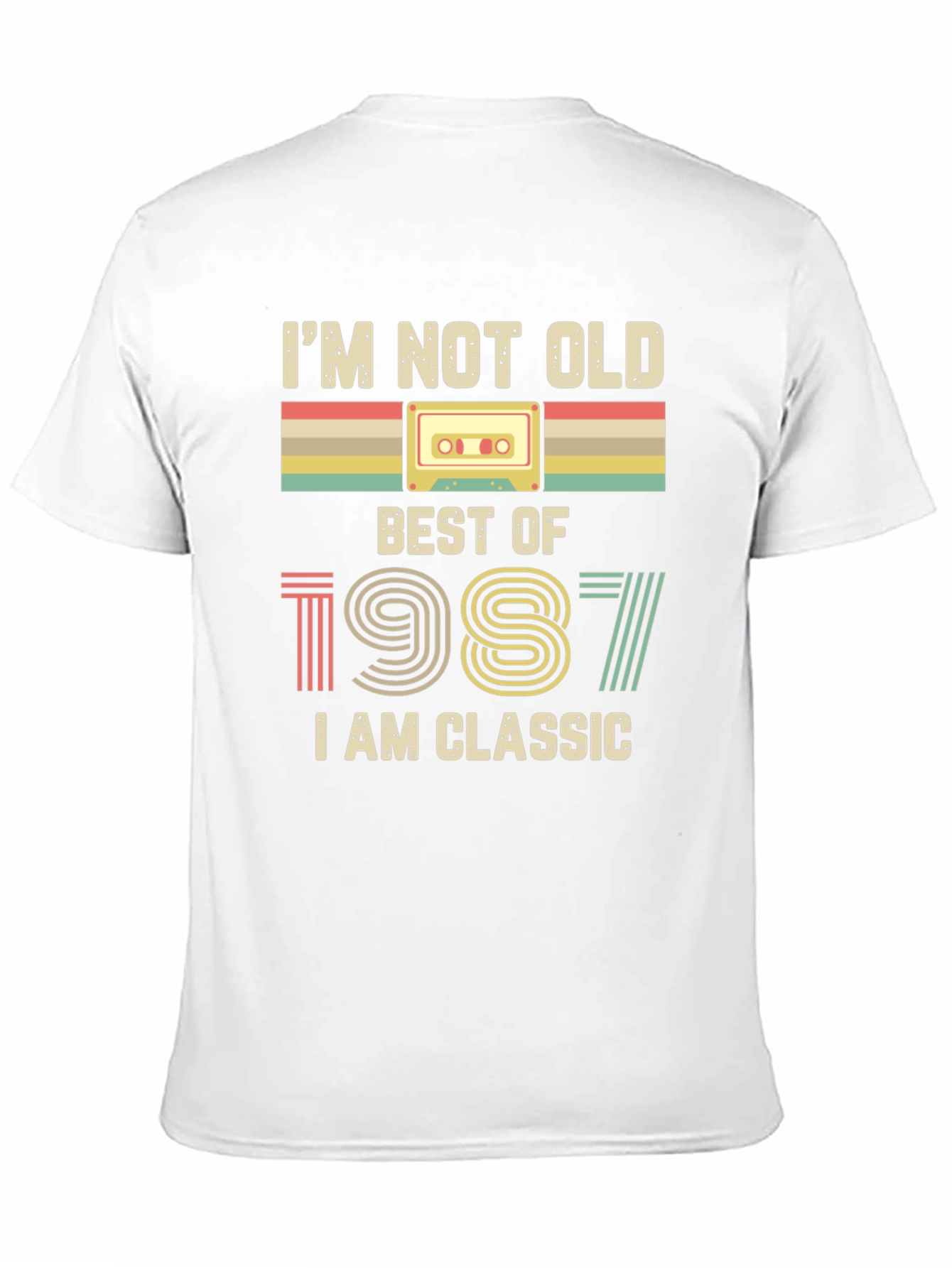 Black I'm Not Old, Best of 1987 Classic T-Shirt view 11