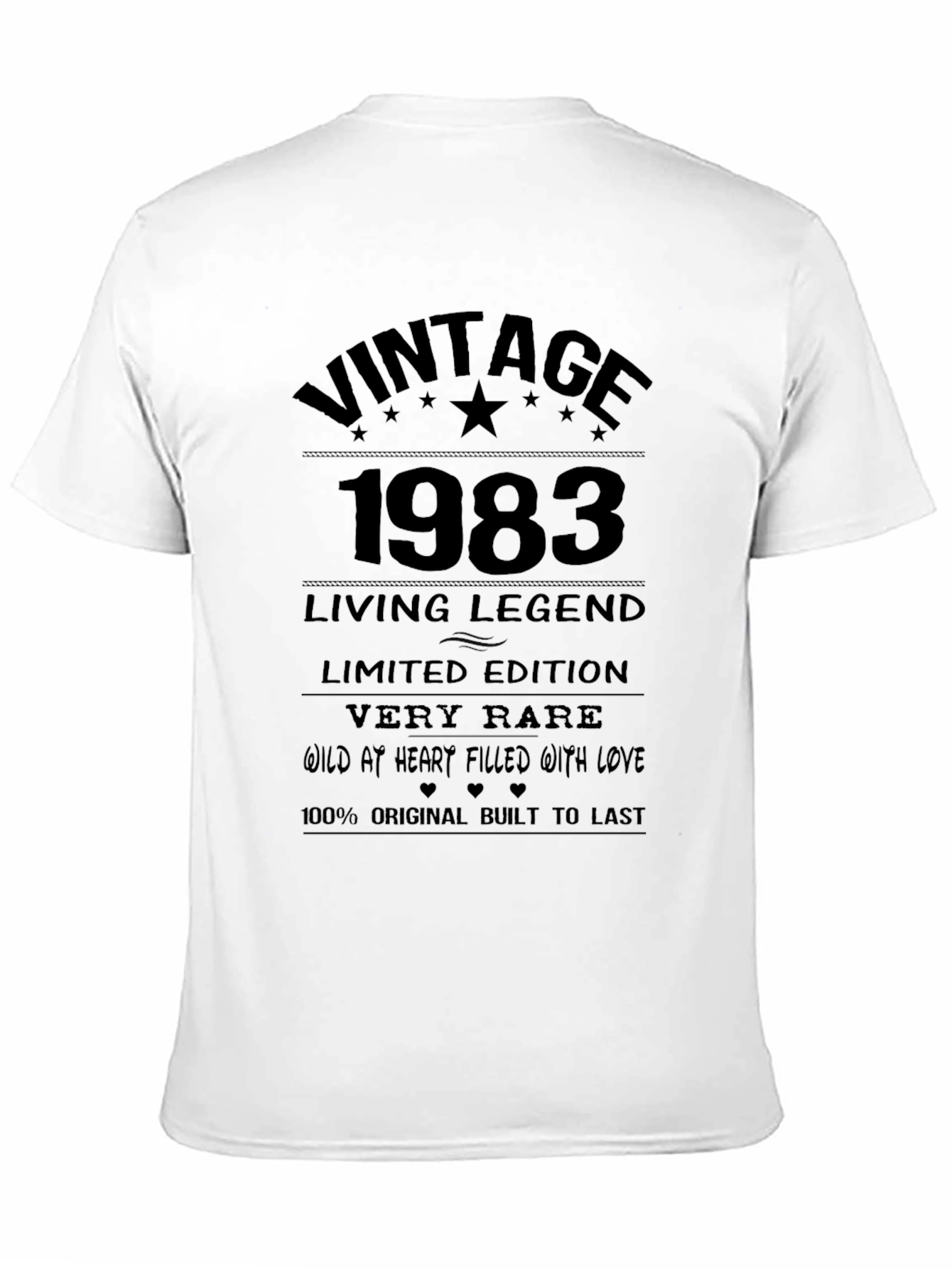 Black Vintage 1983 Living Legend Graphic Tee view 11
