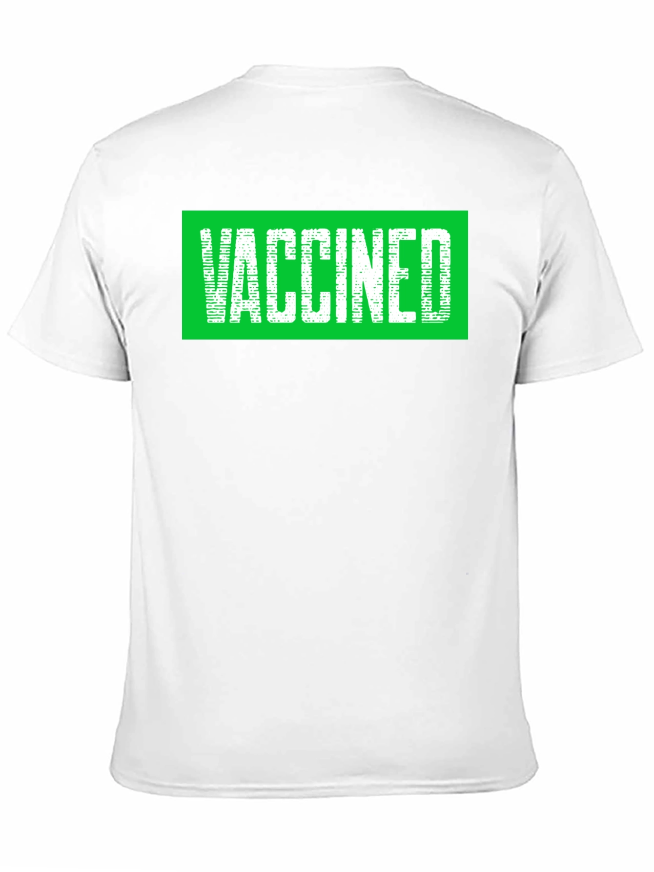 Black Vaccinated Graphic Print T-Shirt view 11
