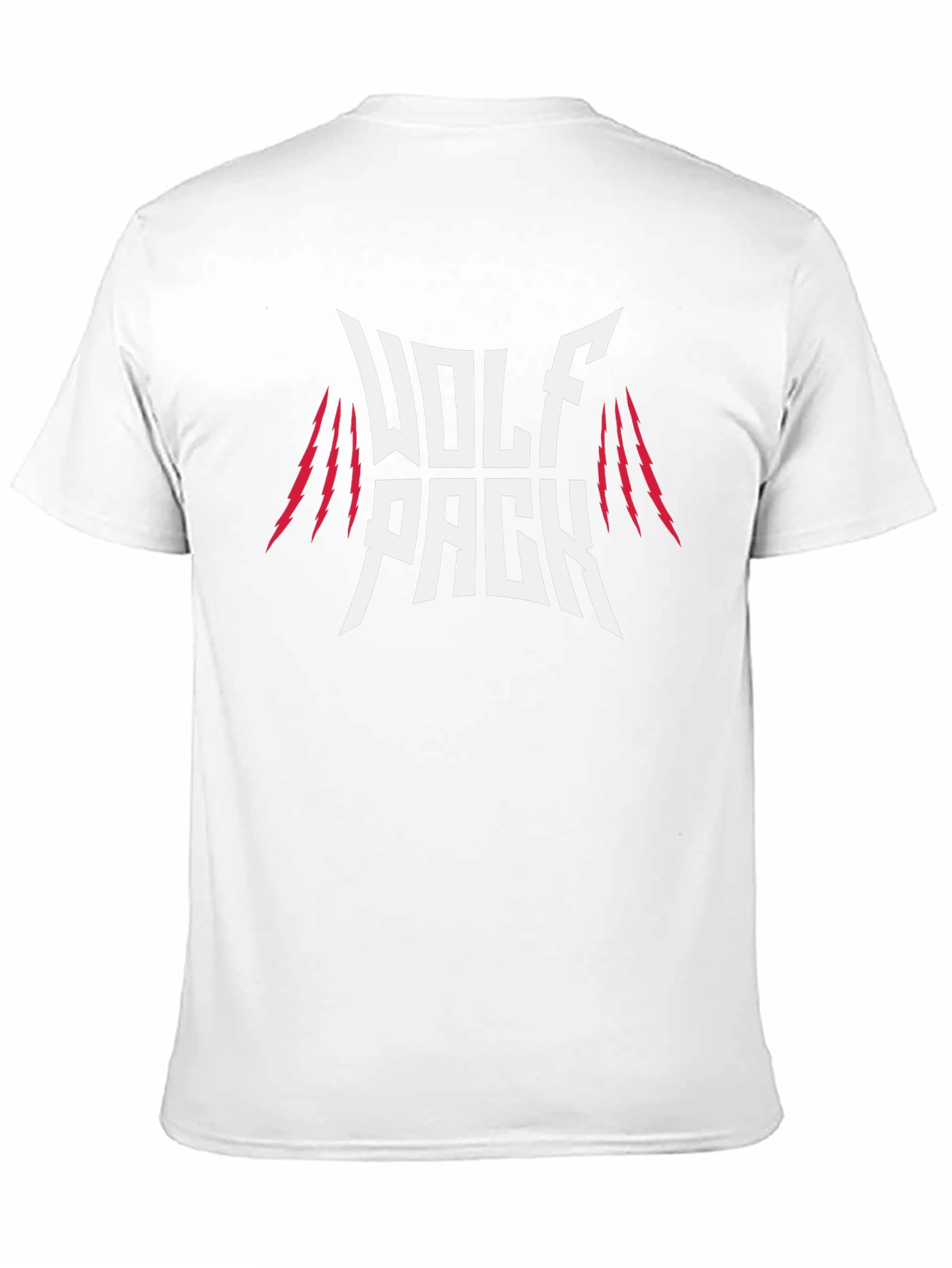 Wolf Pack Graphic Tee - Black Cotton T-Shirt - 11