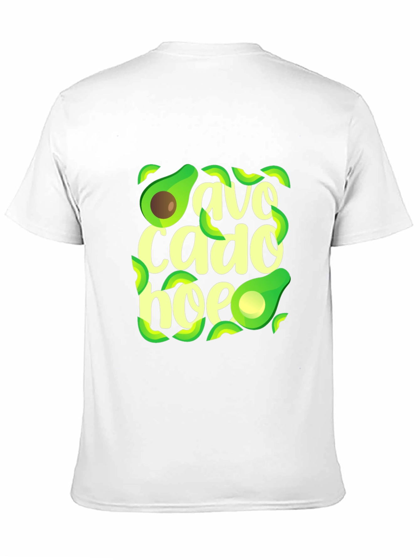 Black Avocado Hoe T-Shirt - Trendy Graphic Tee view 11