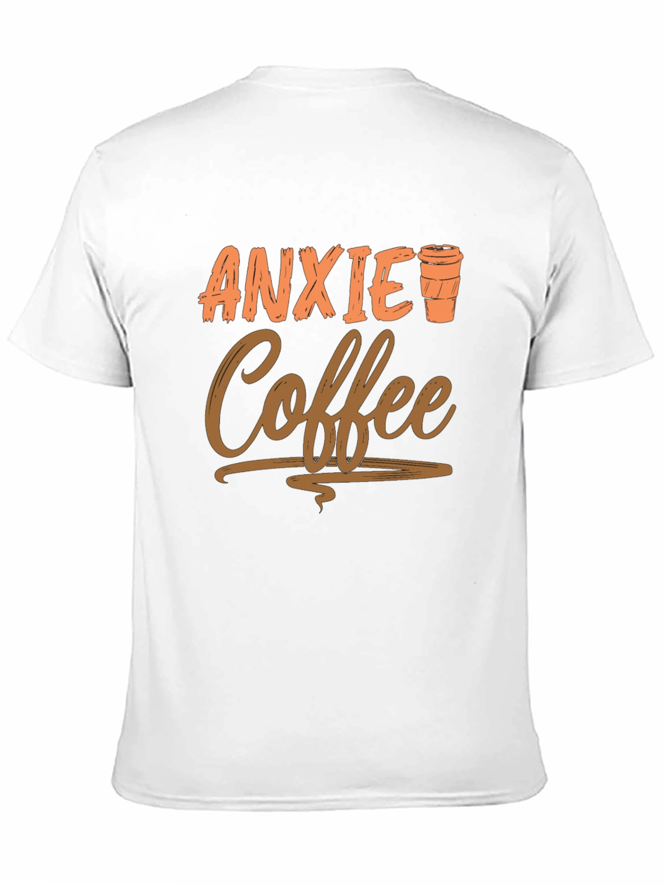 Black Anxiety Coffee Graphic Tee - Relaxed Style view 11