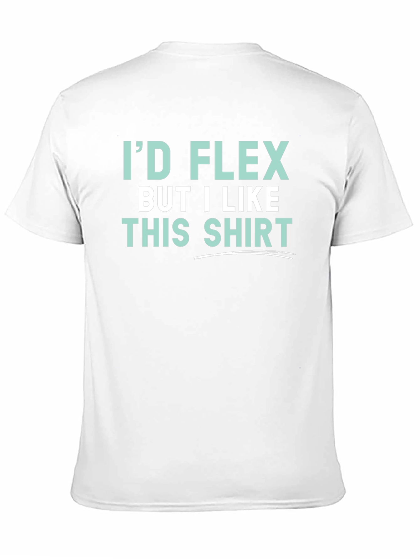 Black Funny Flexing Graphic Tee - I Like This Shirt! view 11