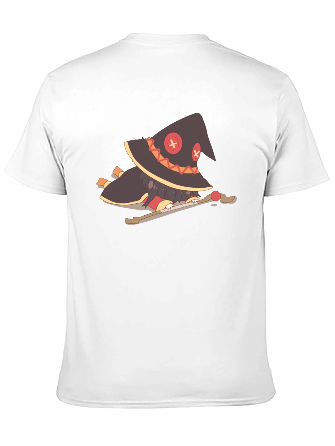 Black Anime Character Graphic Black T-Shirt view 11