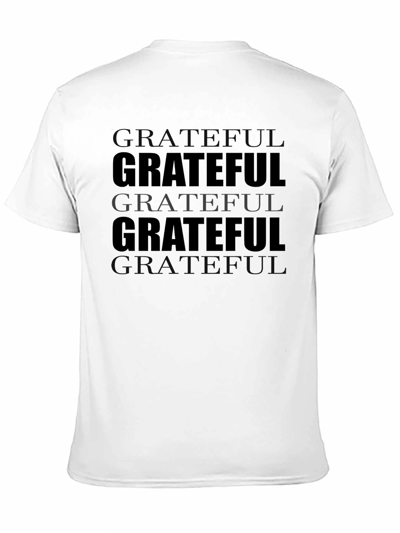 Black Grateful Graphic Tee - Soft Cotton Comfort view 11