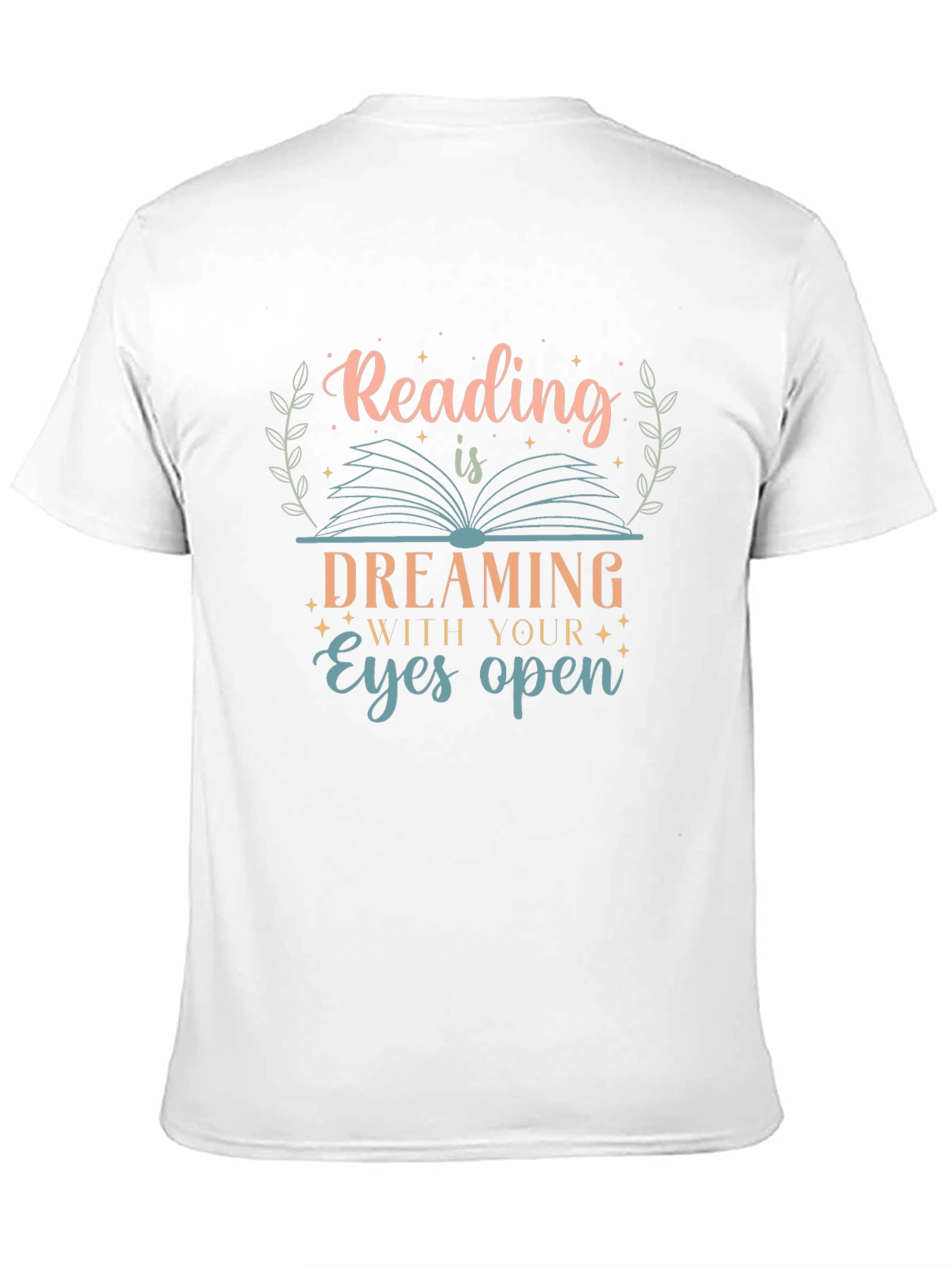 Black Reading is Dreaming Open Eyes T-Shirt view 11