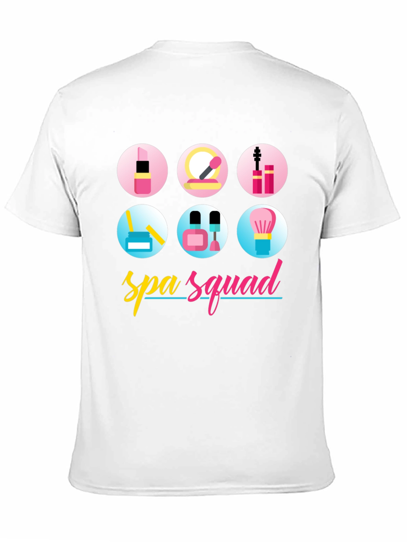 Black Spa Squad Graphic T-Shirt - Black Cotton Tee view 11